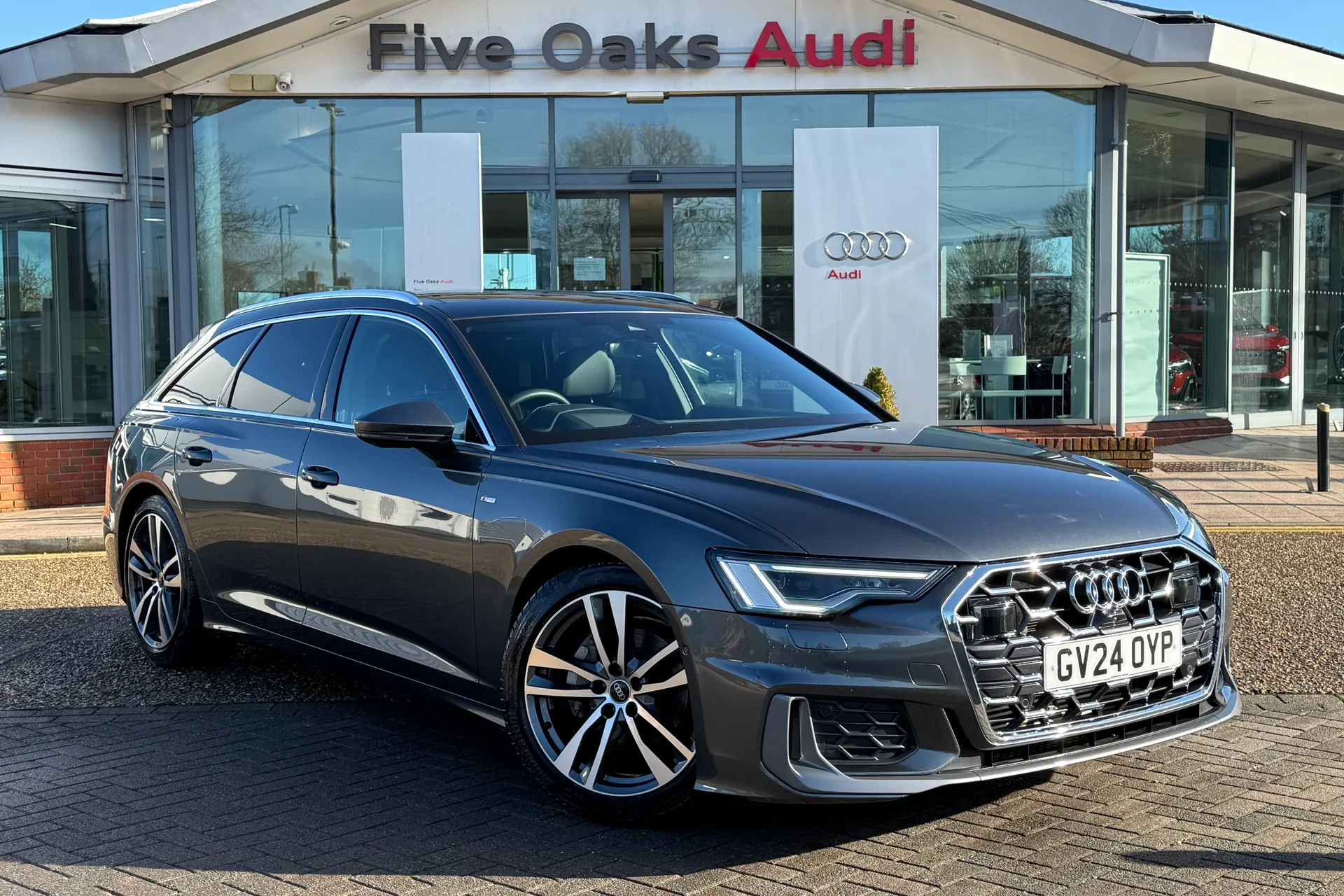 Audi A6 focused image