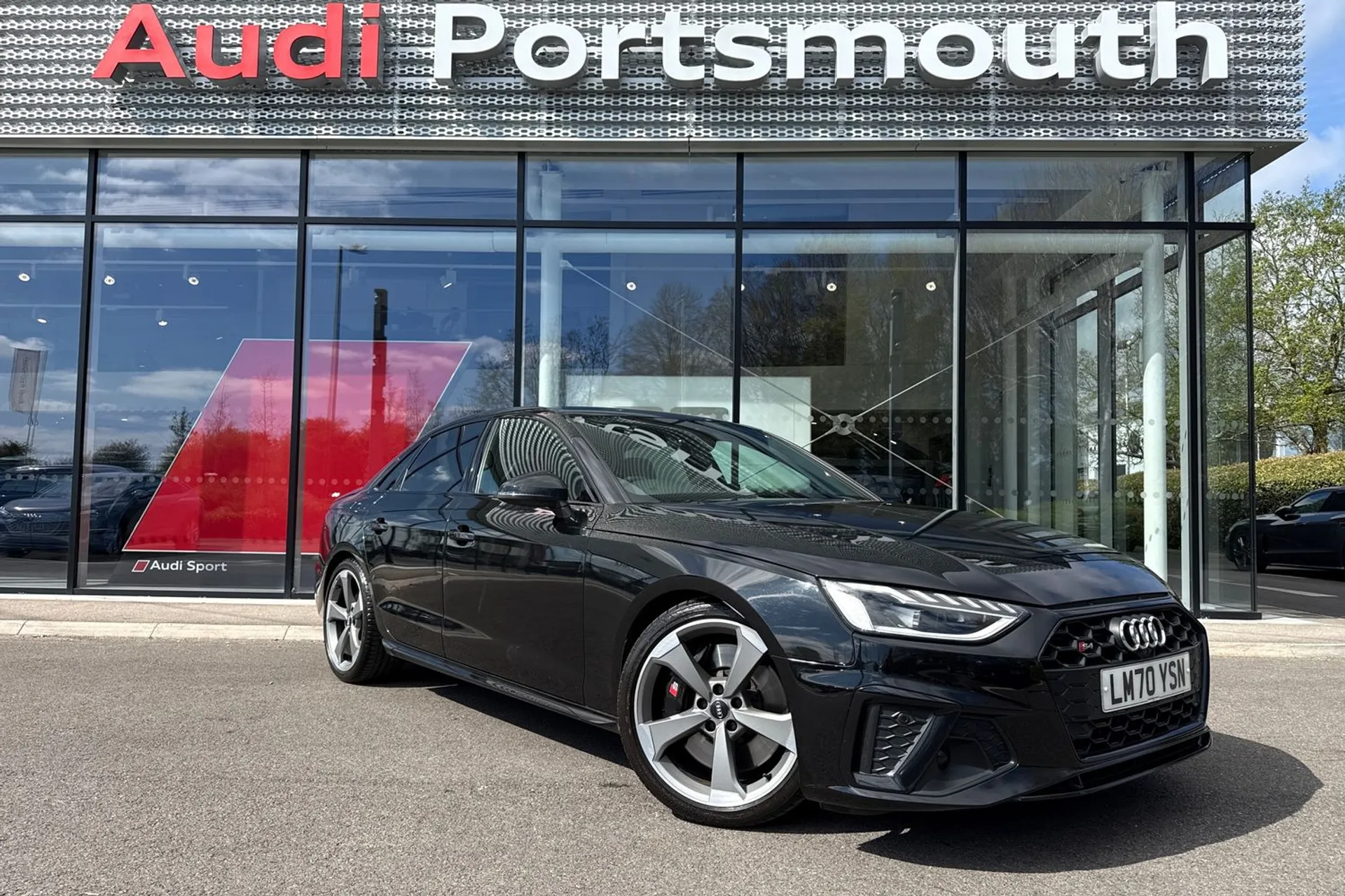Audi A4 focused image