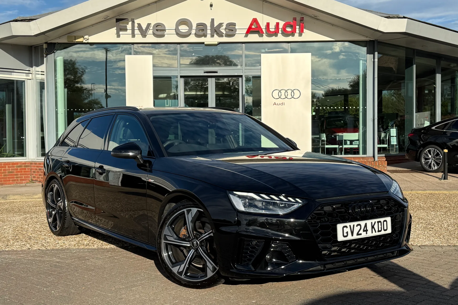 Audi A4 focused image