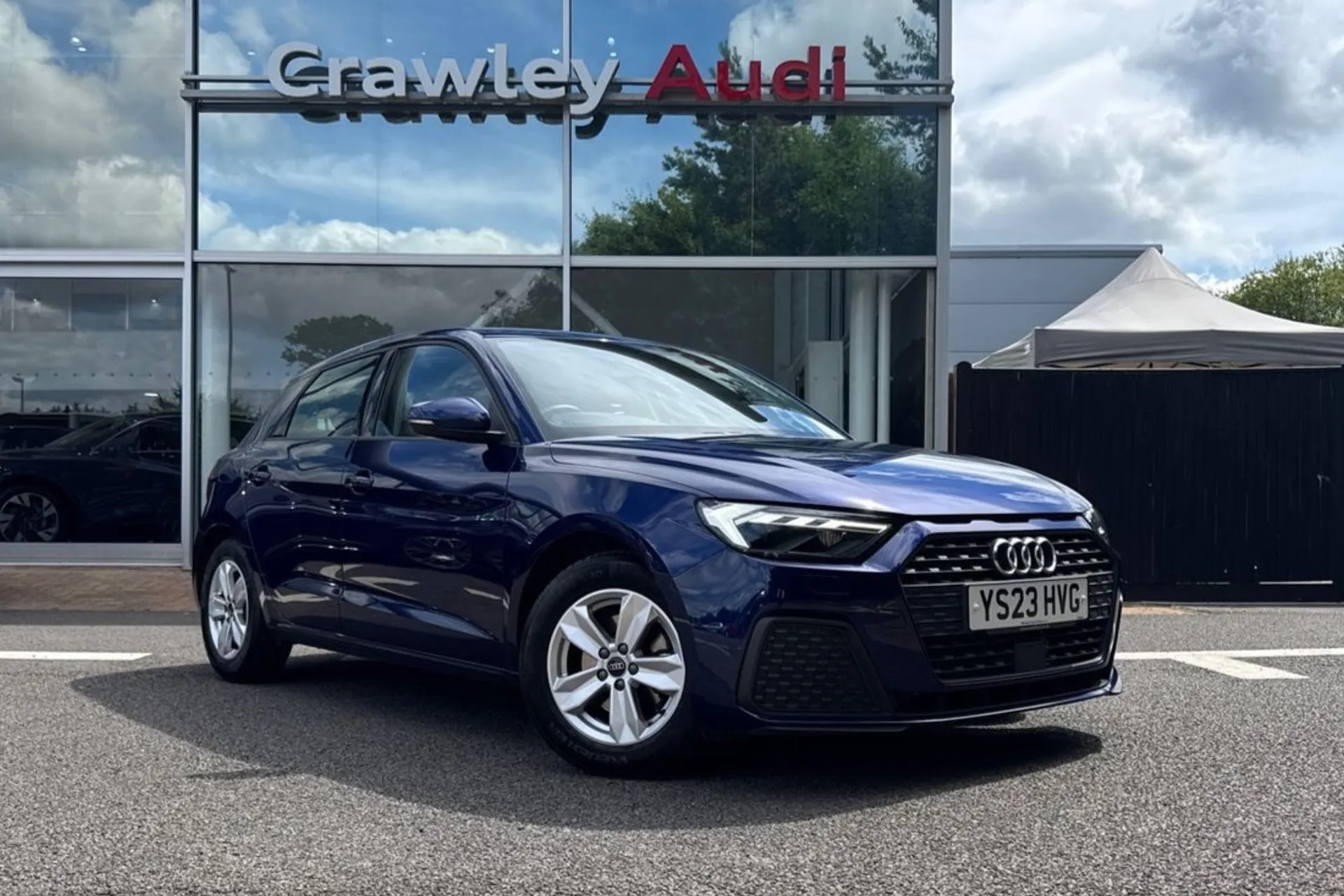 Audi A1 focused image