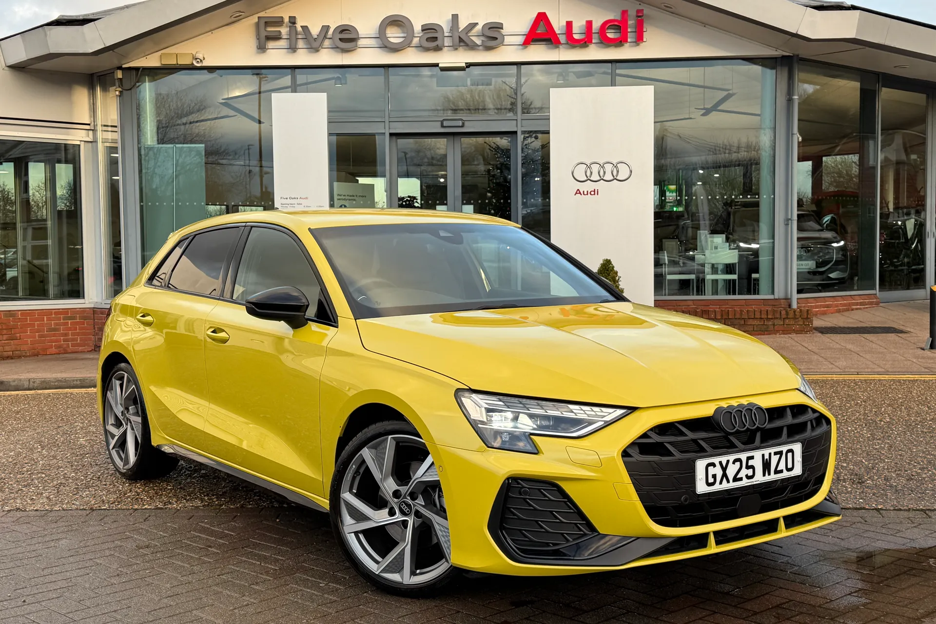 Audi A3 focused image