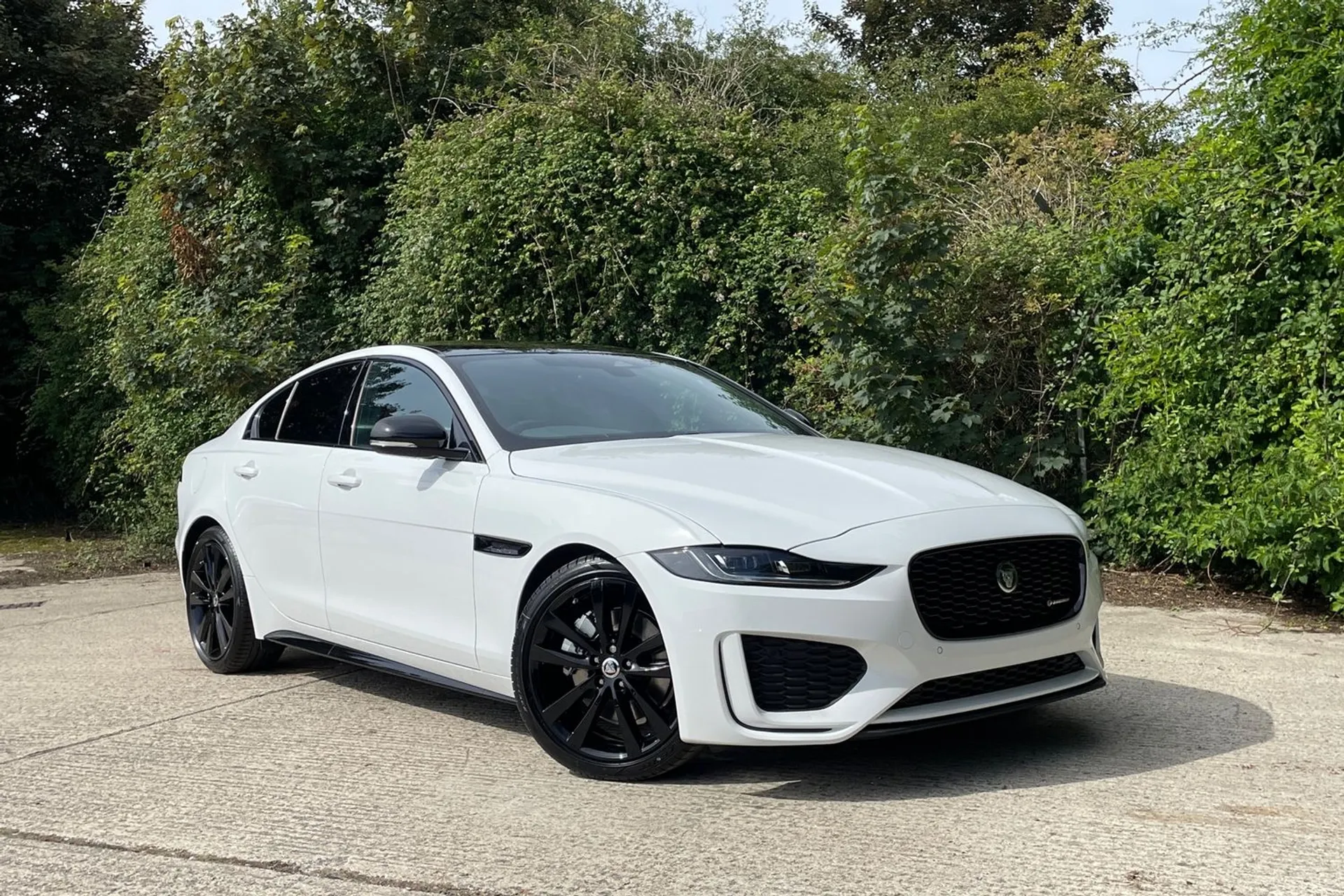 Jaguar XE focused image