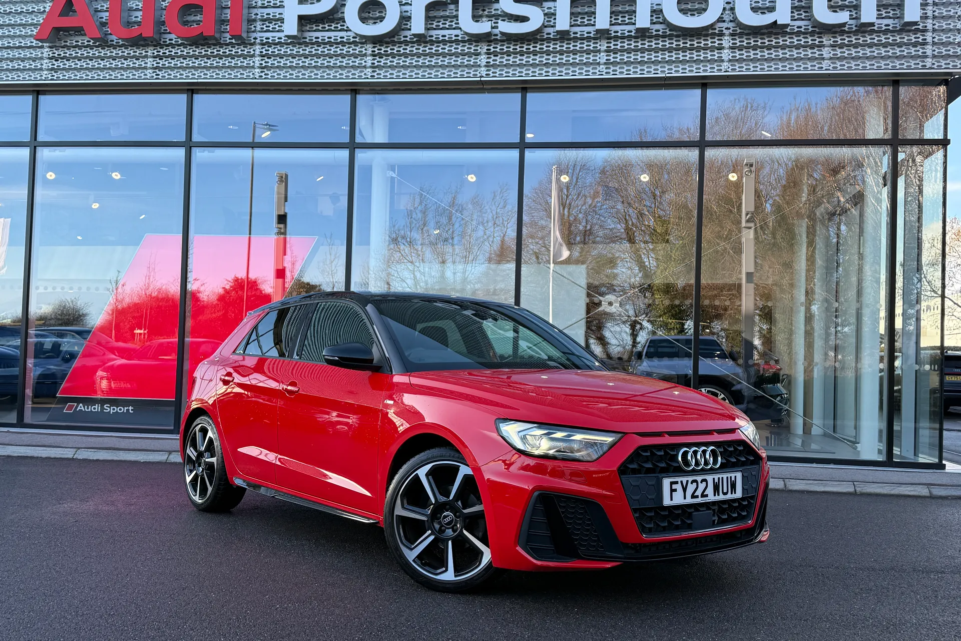 Audi A1 focused image
