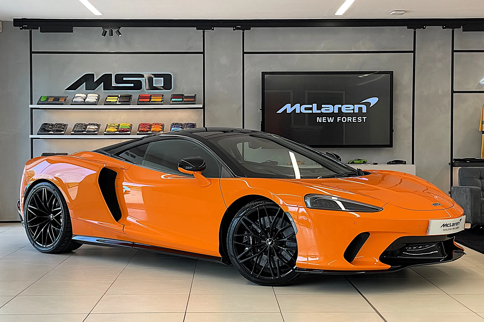 McLaren GT focused image