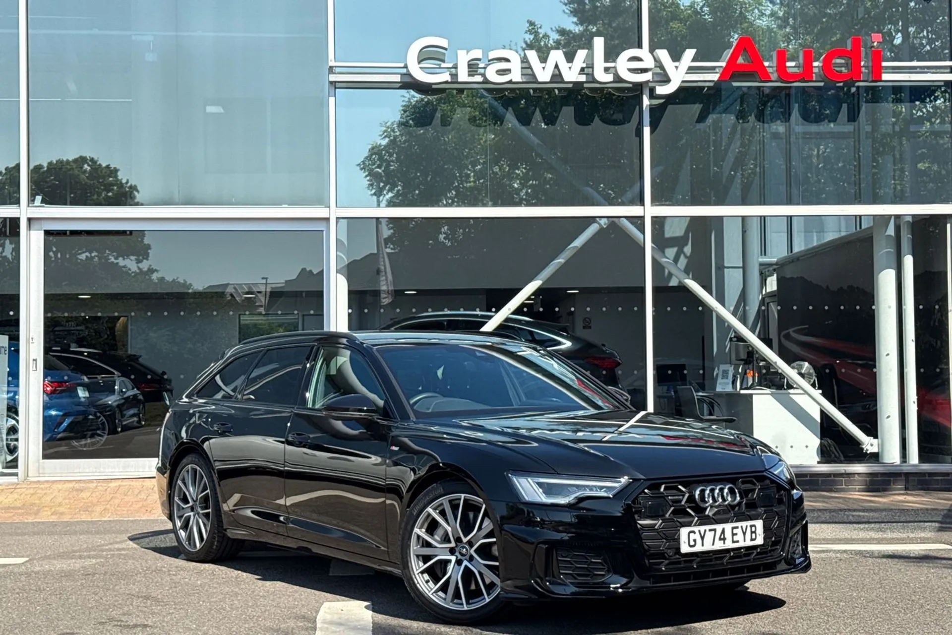 Audi A6 focused image