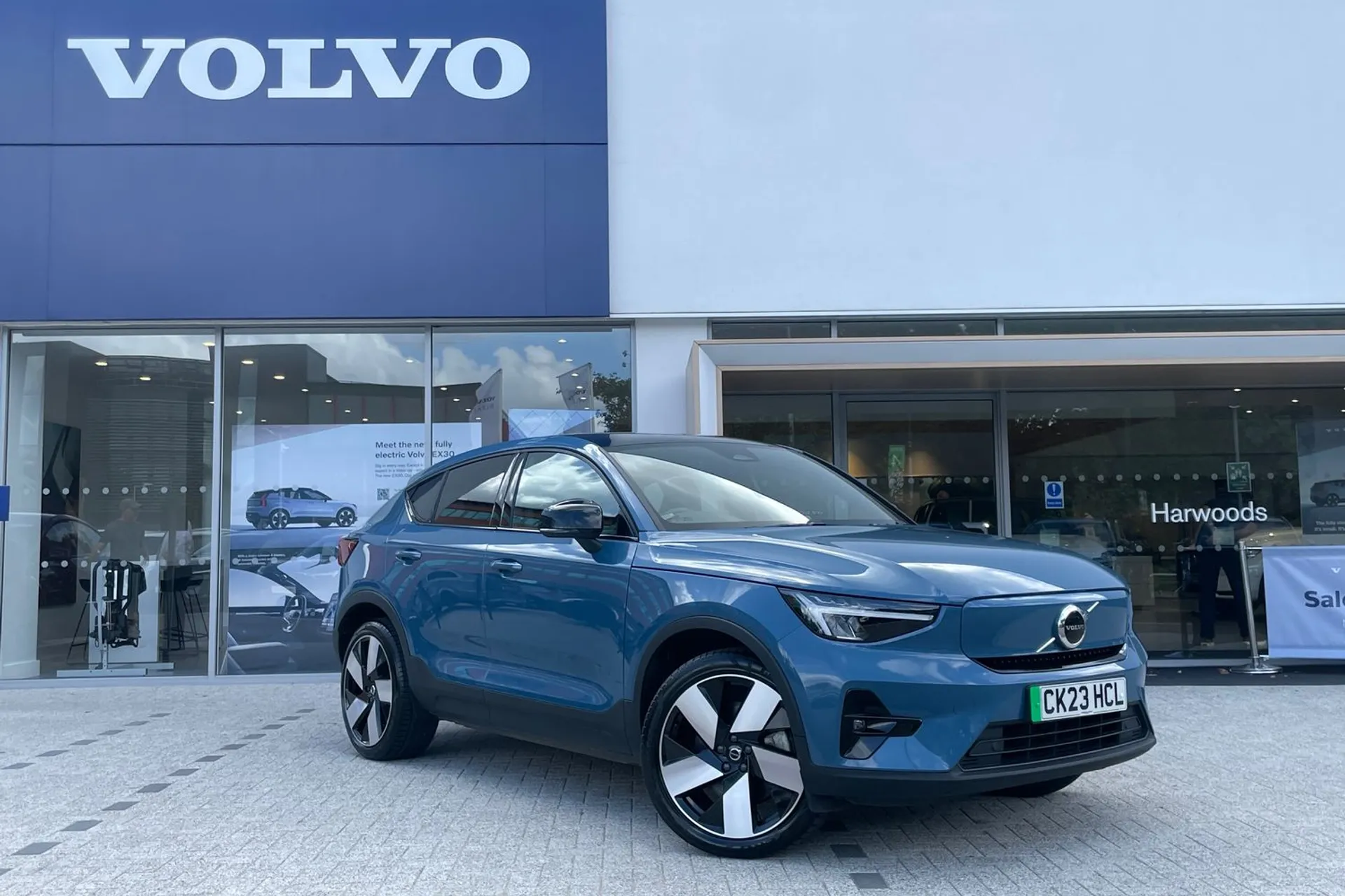 Volvo C40 focused image