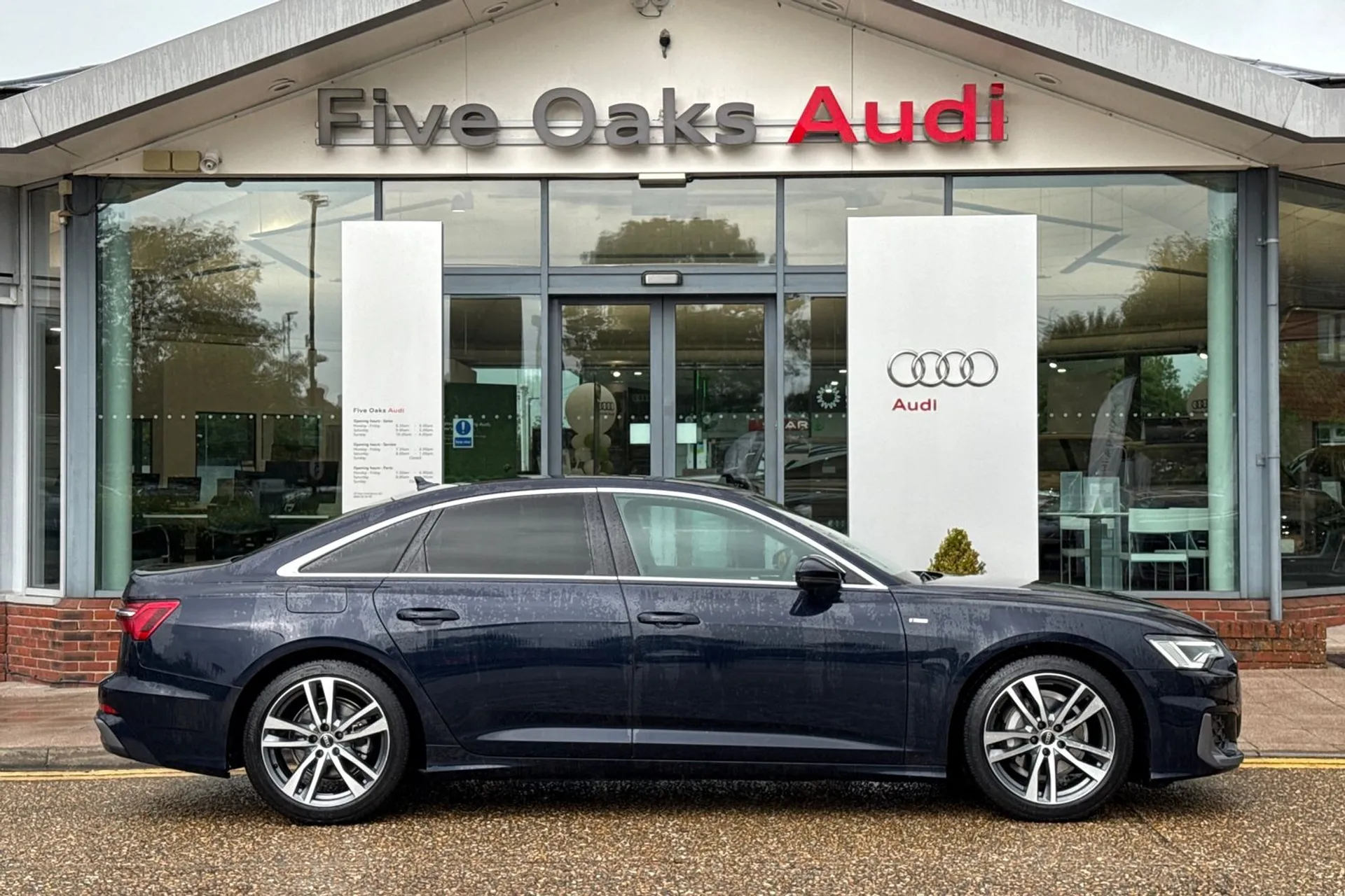 Audi A6 focused image