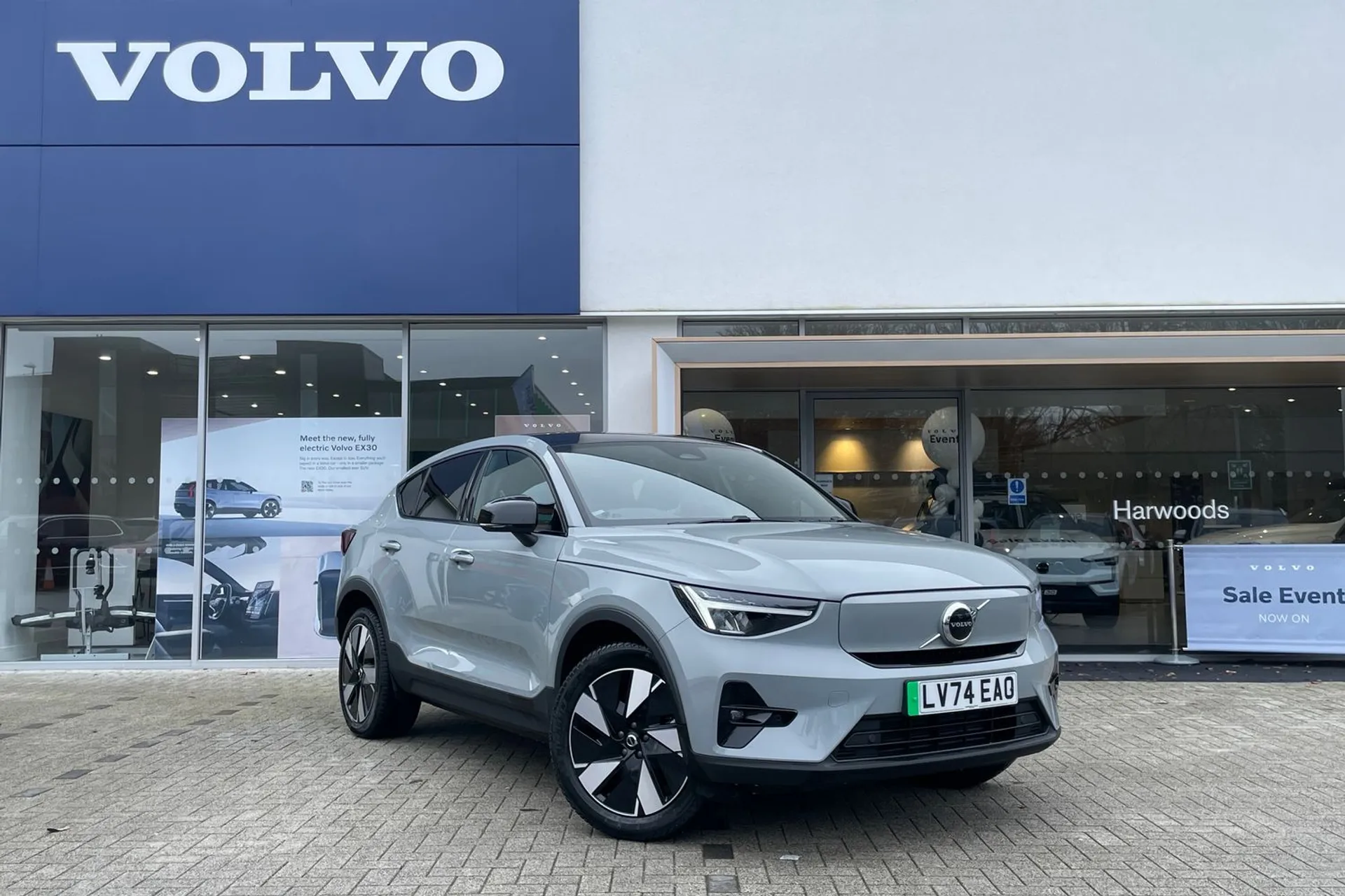 Volvo C40 focused image