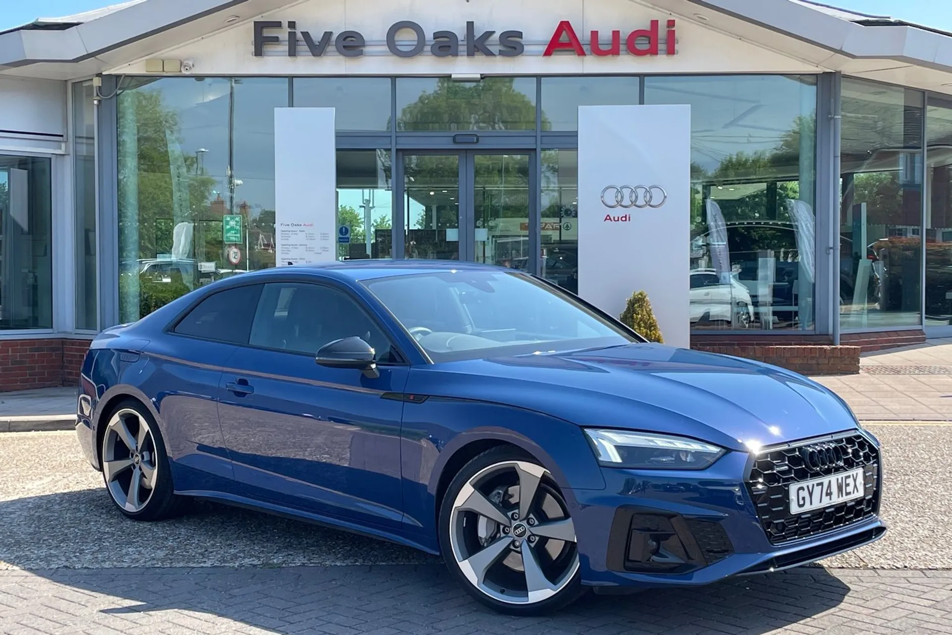 Audi A5 focused image