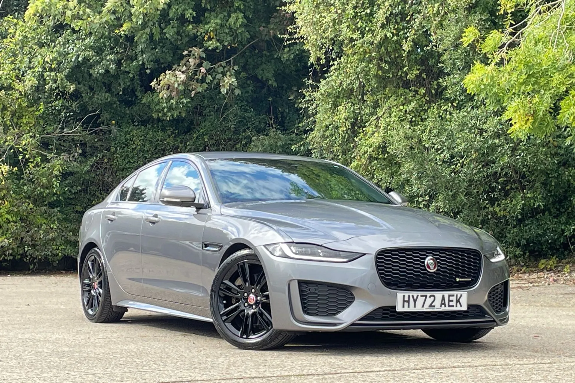 Jaguar XE focused image