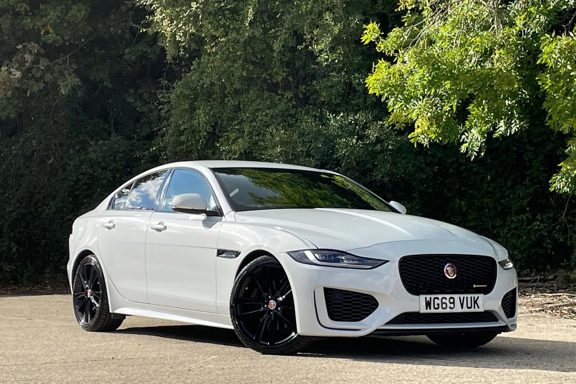 Jaguar XE focused image