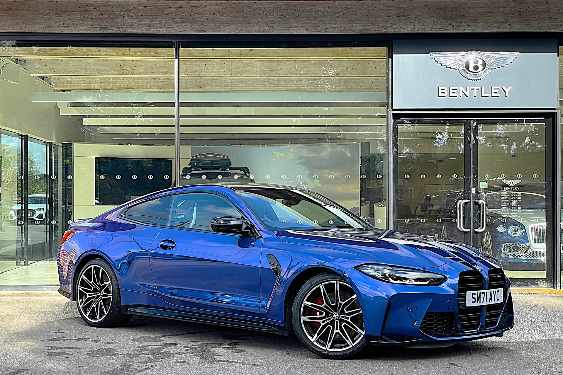 BMW M4 focused image