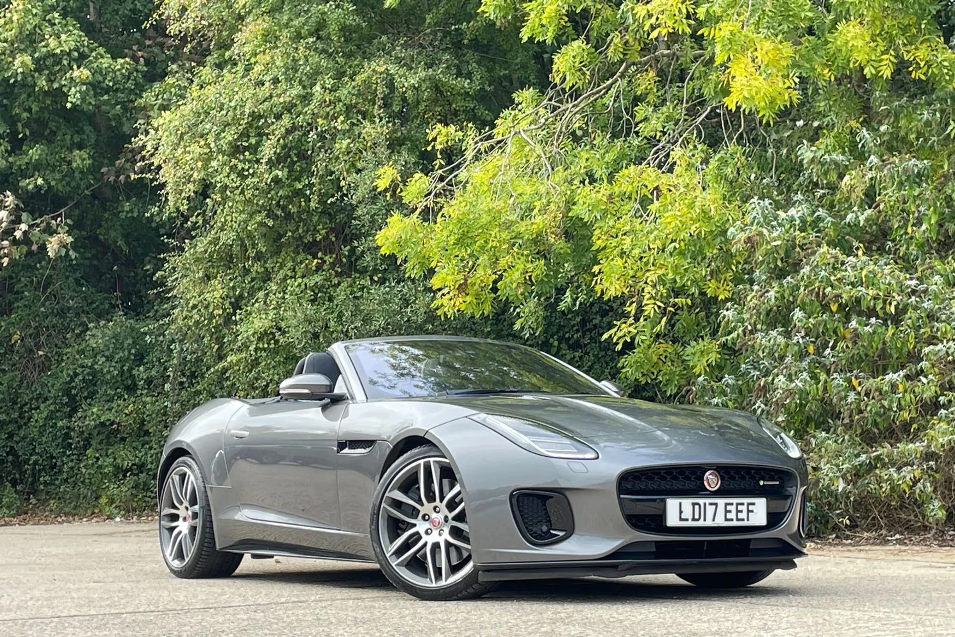 Jaguar F-TYPE focused image