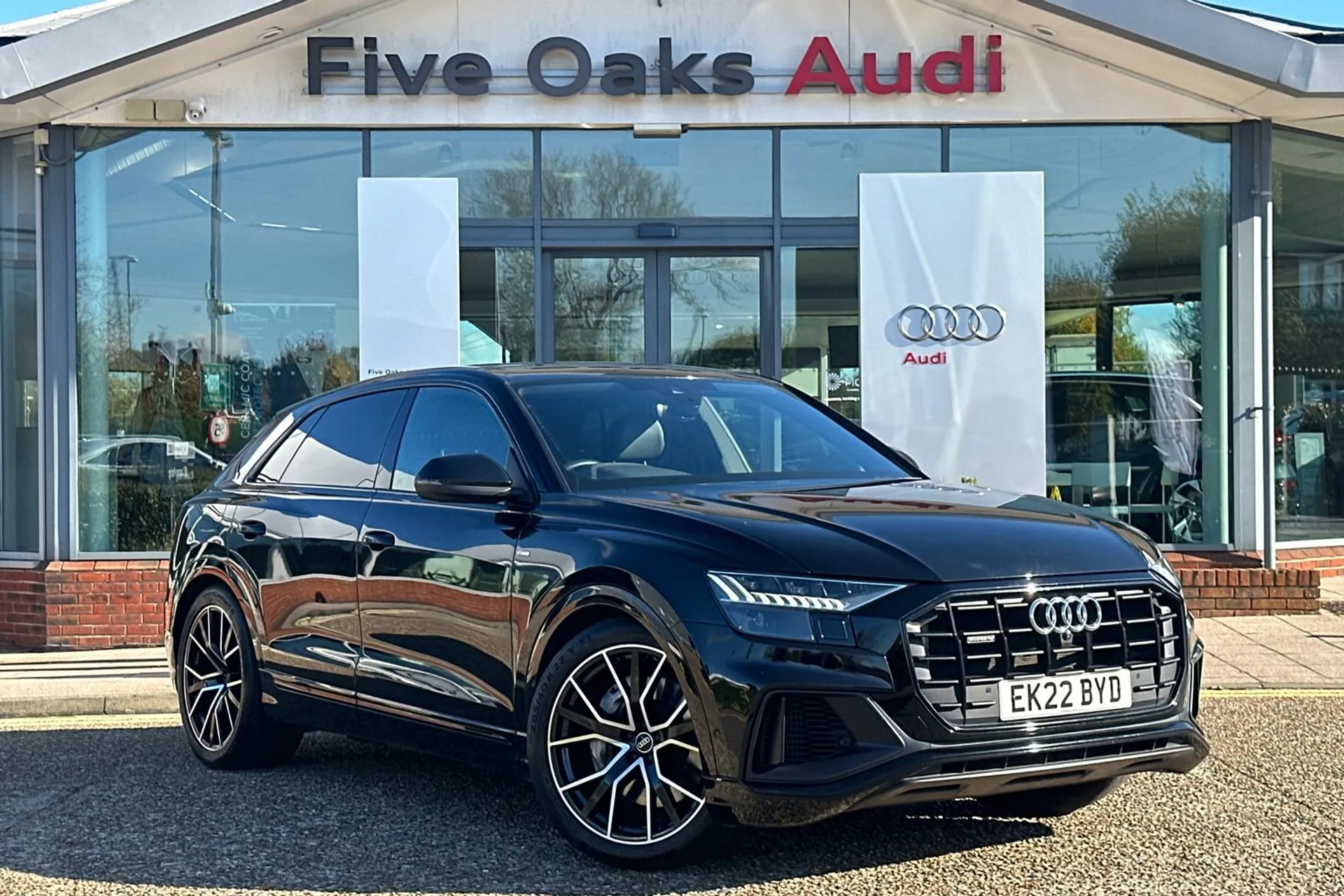 Audi Q8 focused image