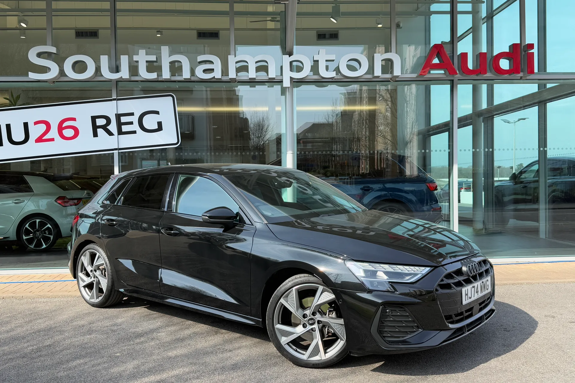 Audi A3 focused image