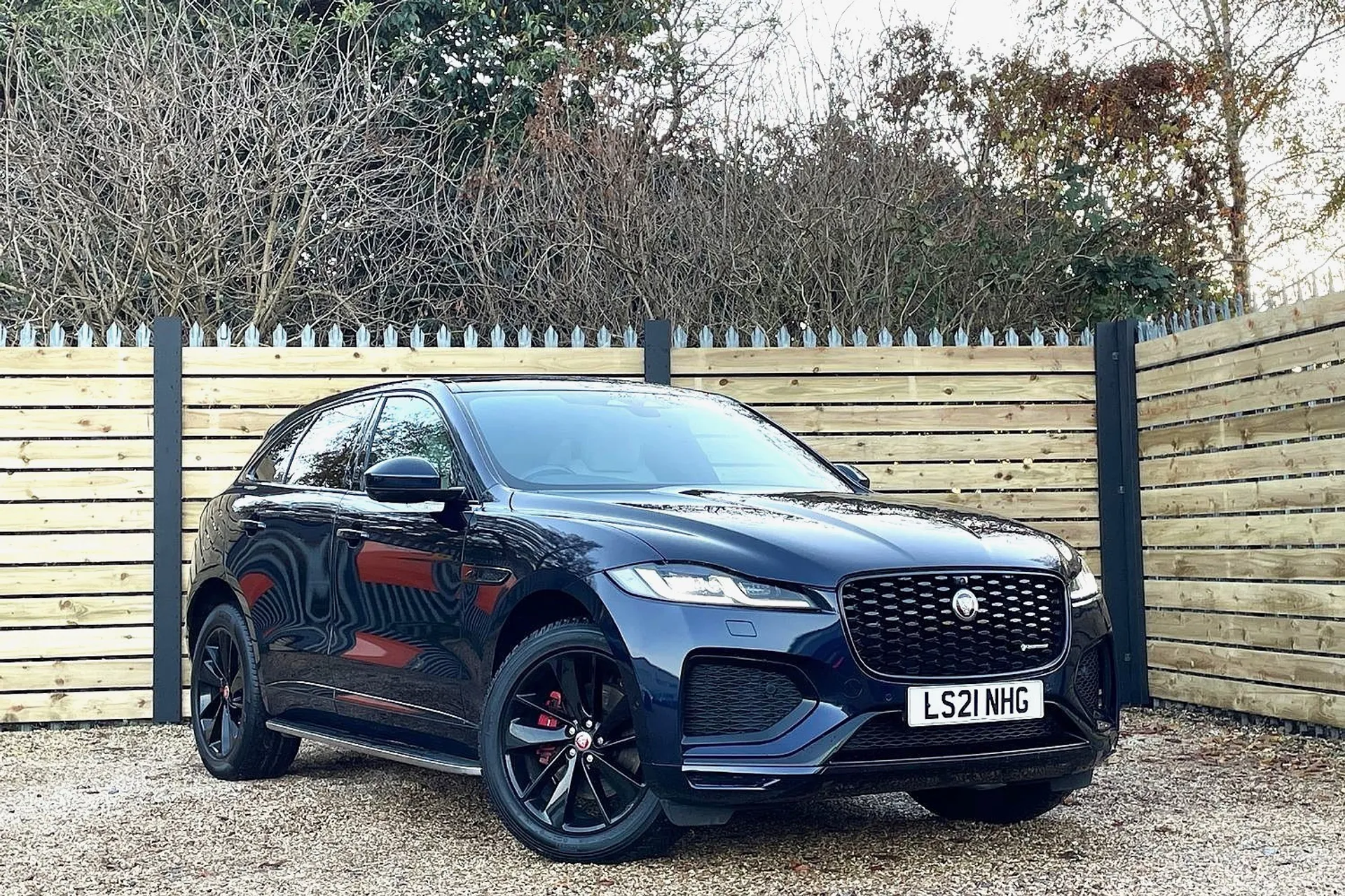 Jaguar F-PACE focused image