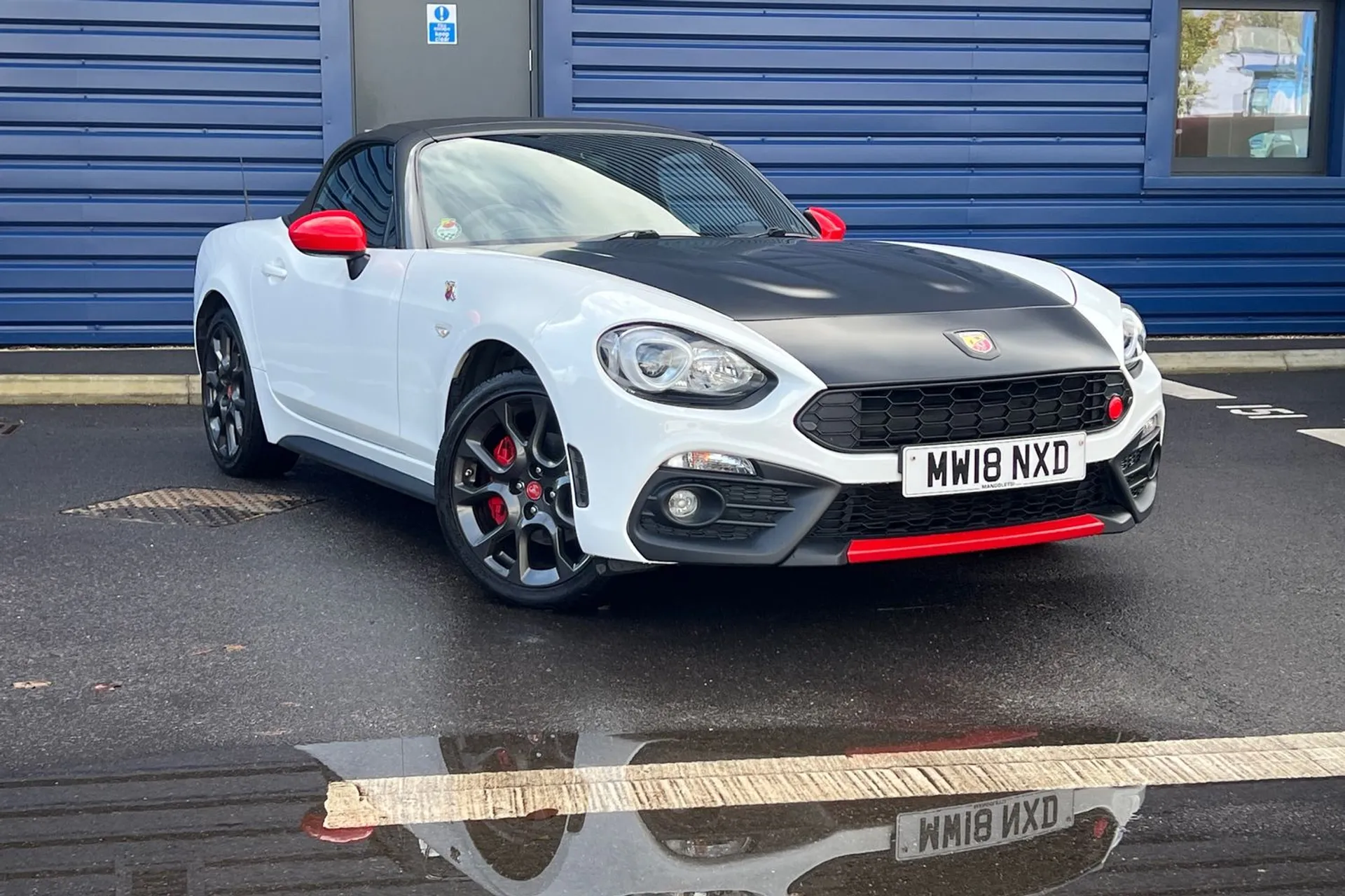 ABARTH 124 SPIDER focused image