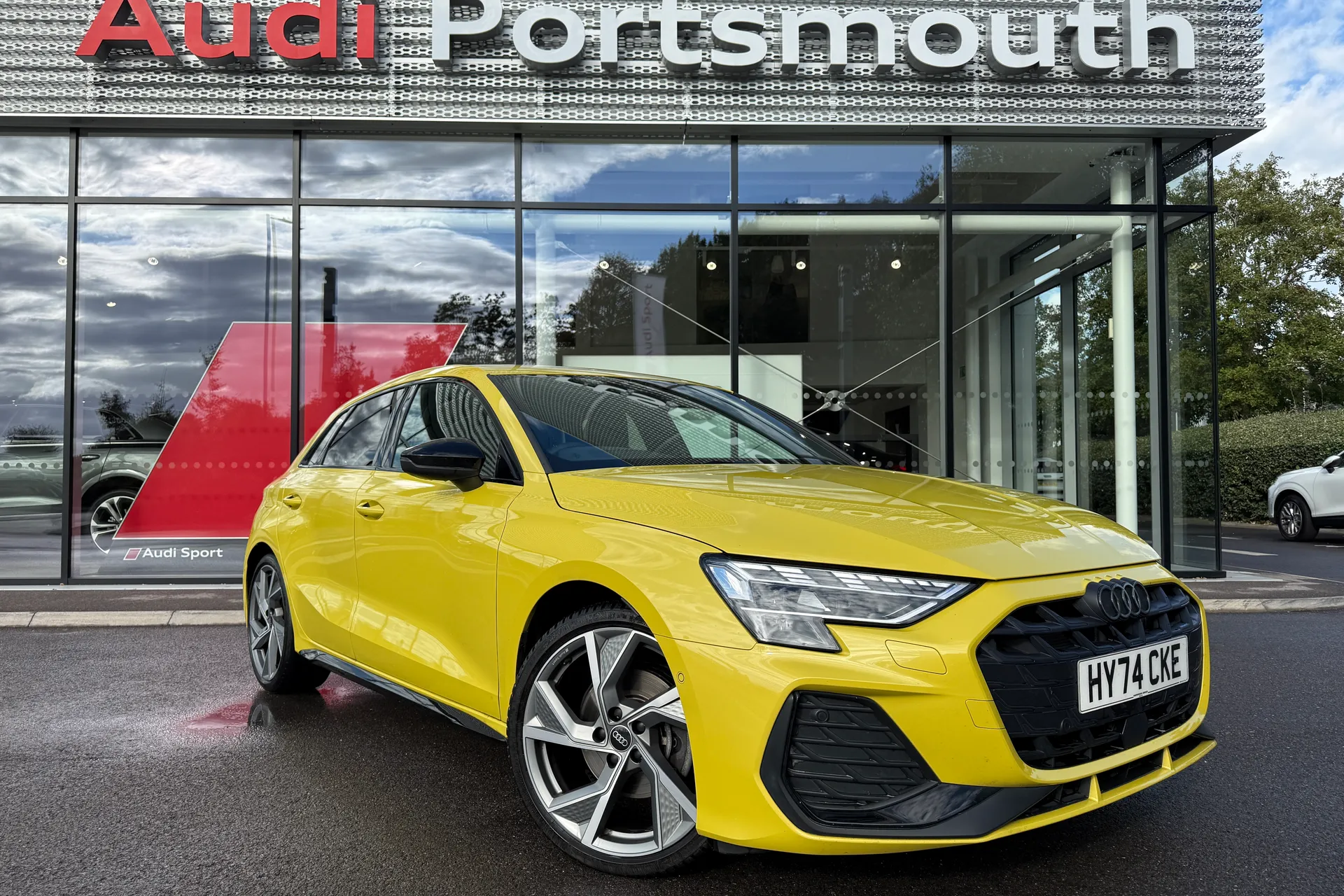 Audi A3 focused image