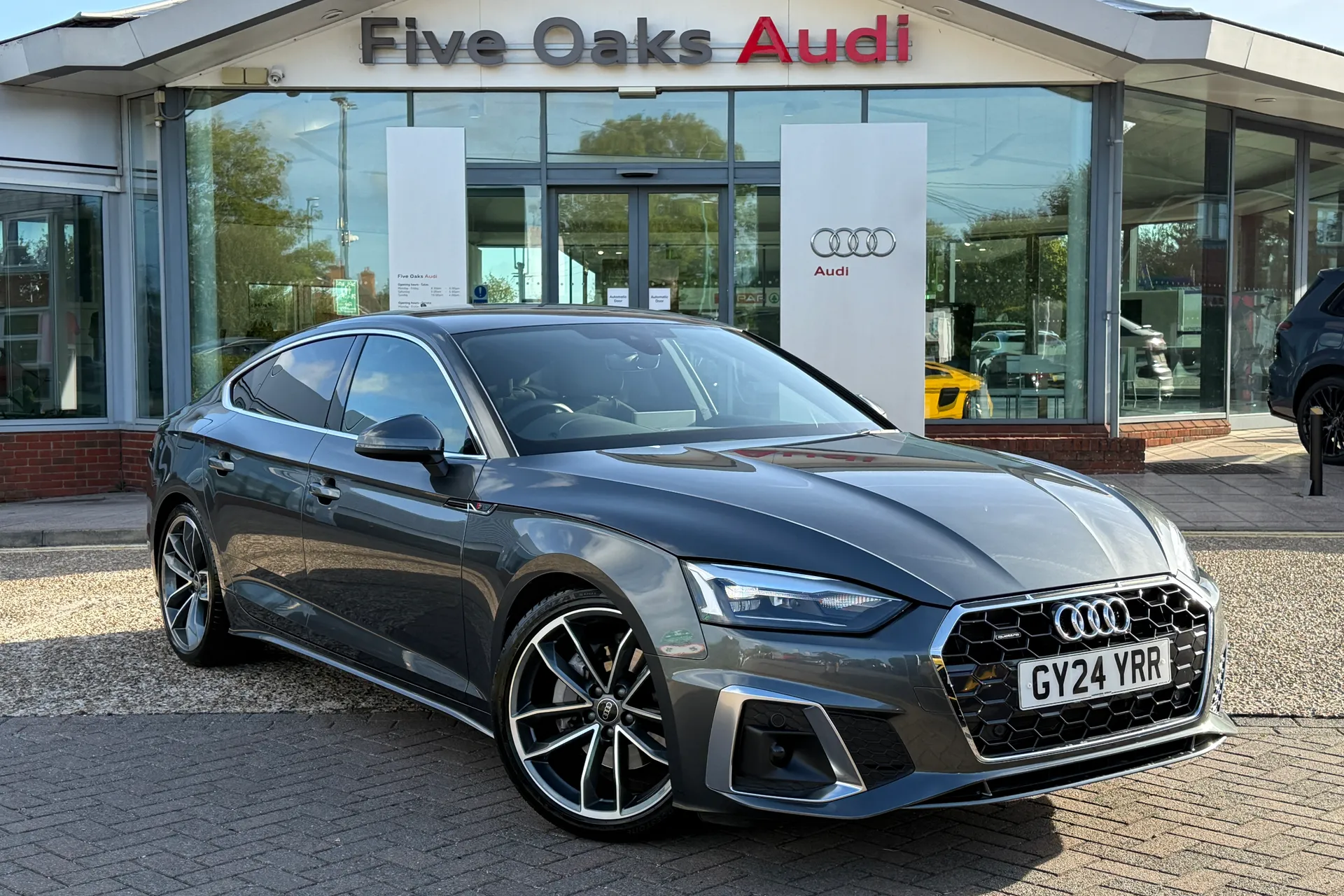 Audi A5 focused image