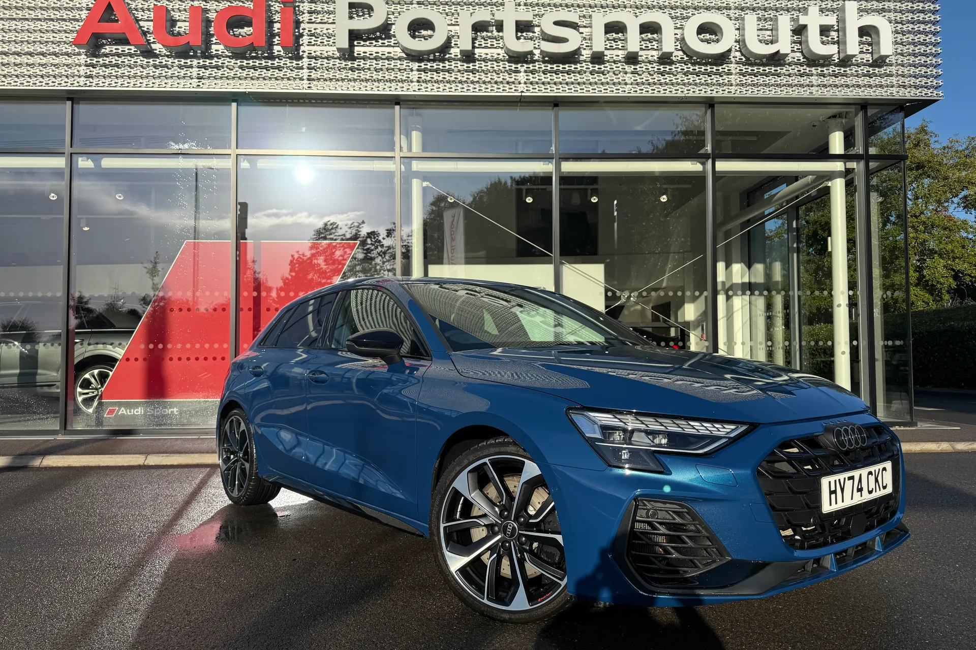 Audi A3 focused image