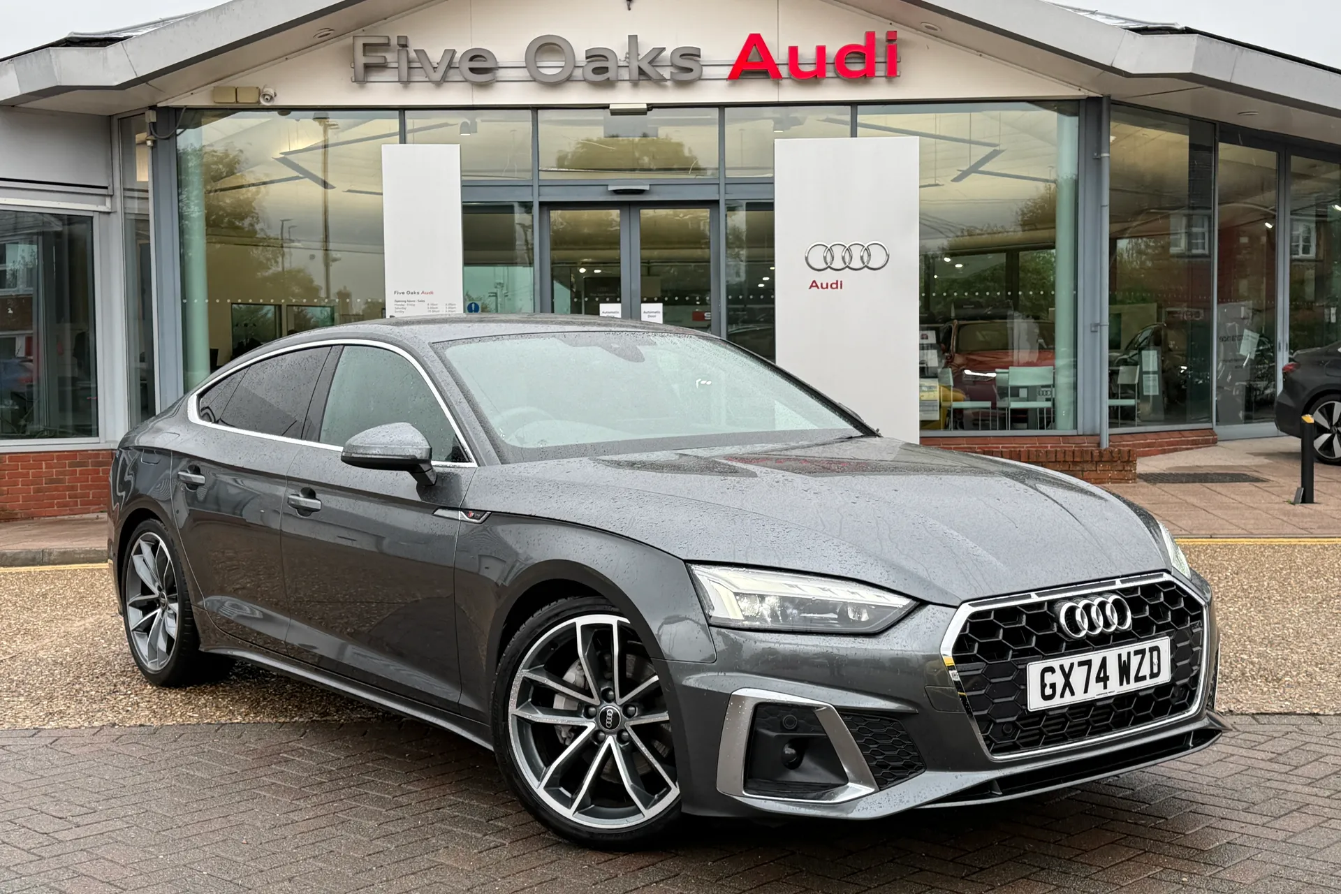 Audi A5 focused image