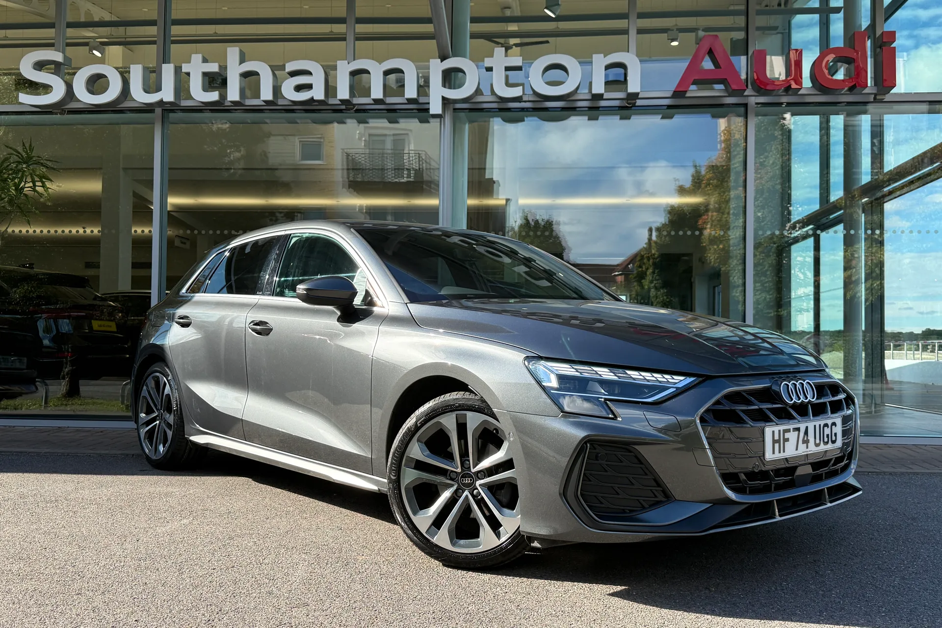 Audi A3 focused image