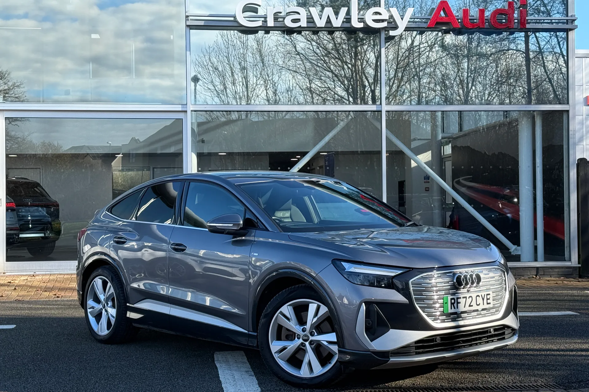 Audi Q4 focused image