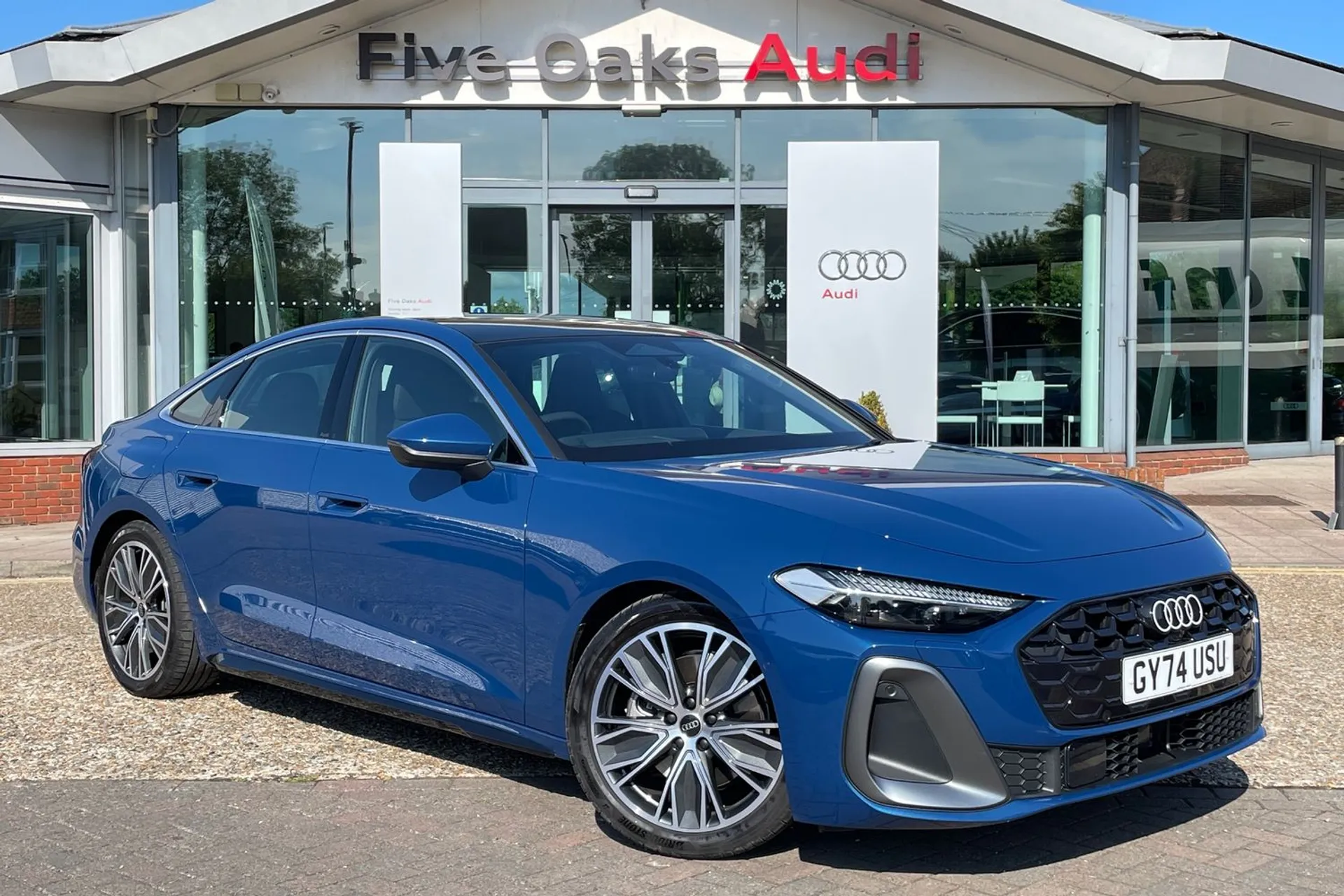Audi A5 focused image