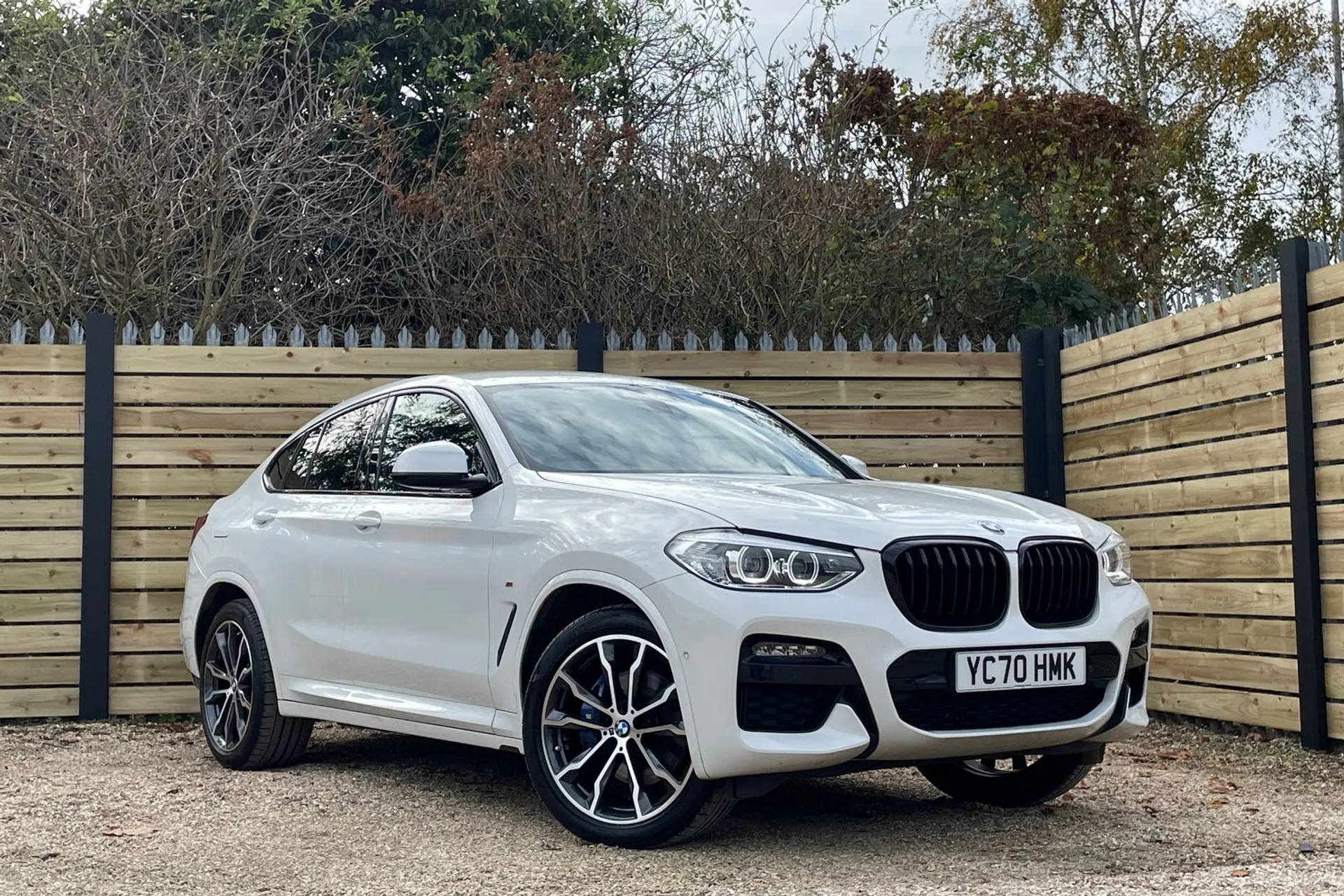 BMW X4 focused image