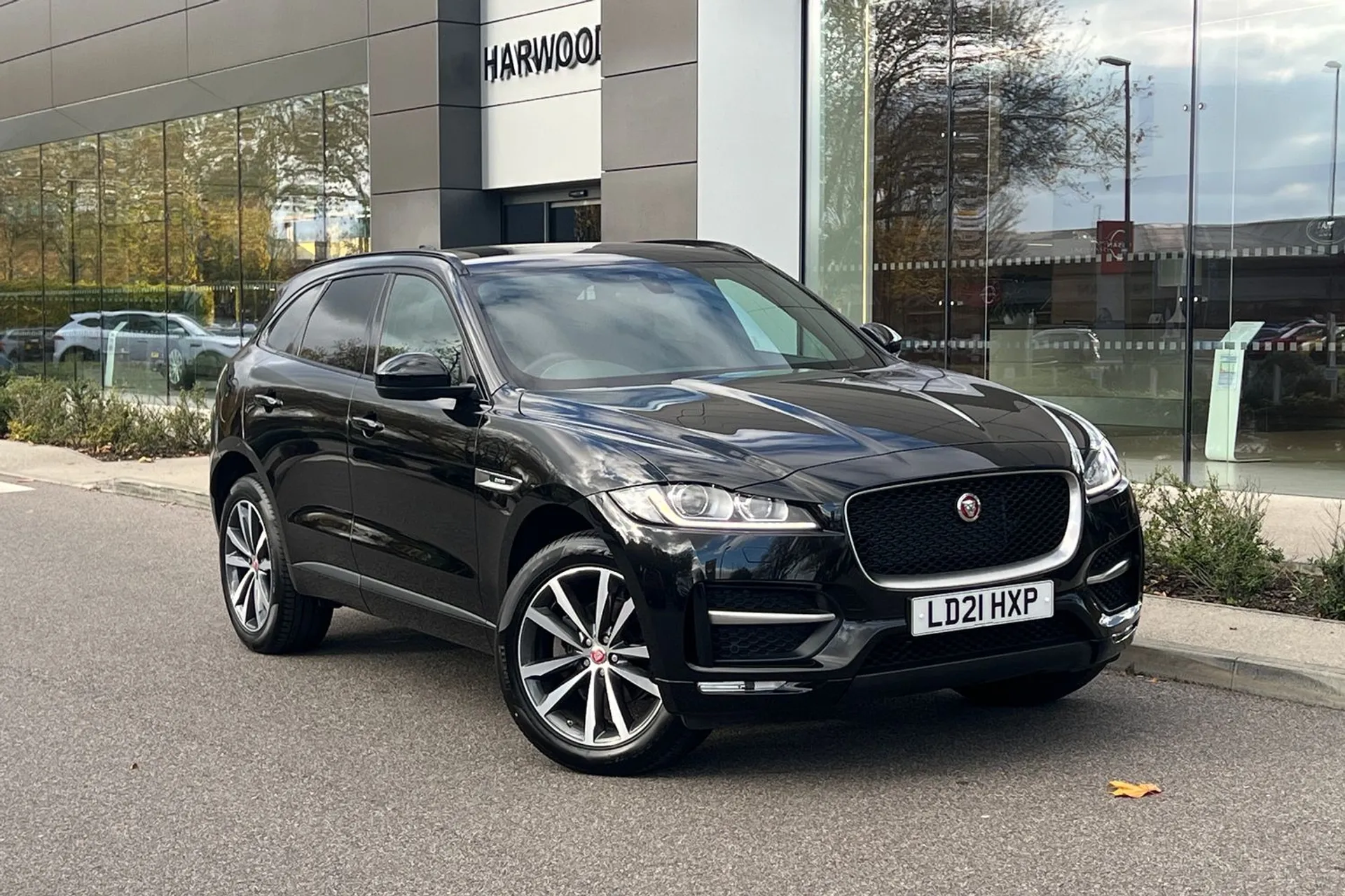 Jaguar F-PACE focused image