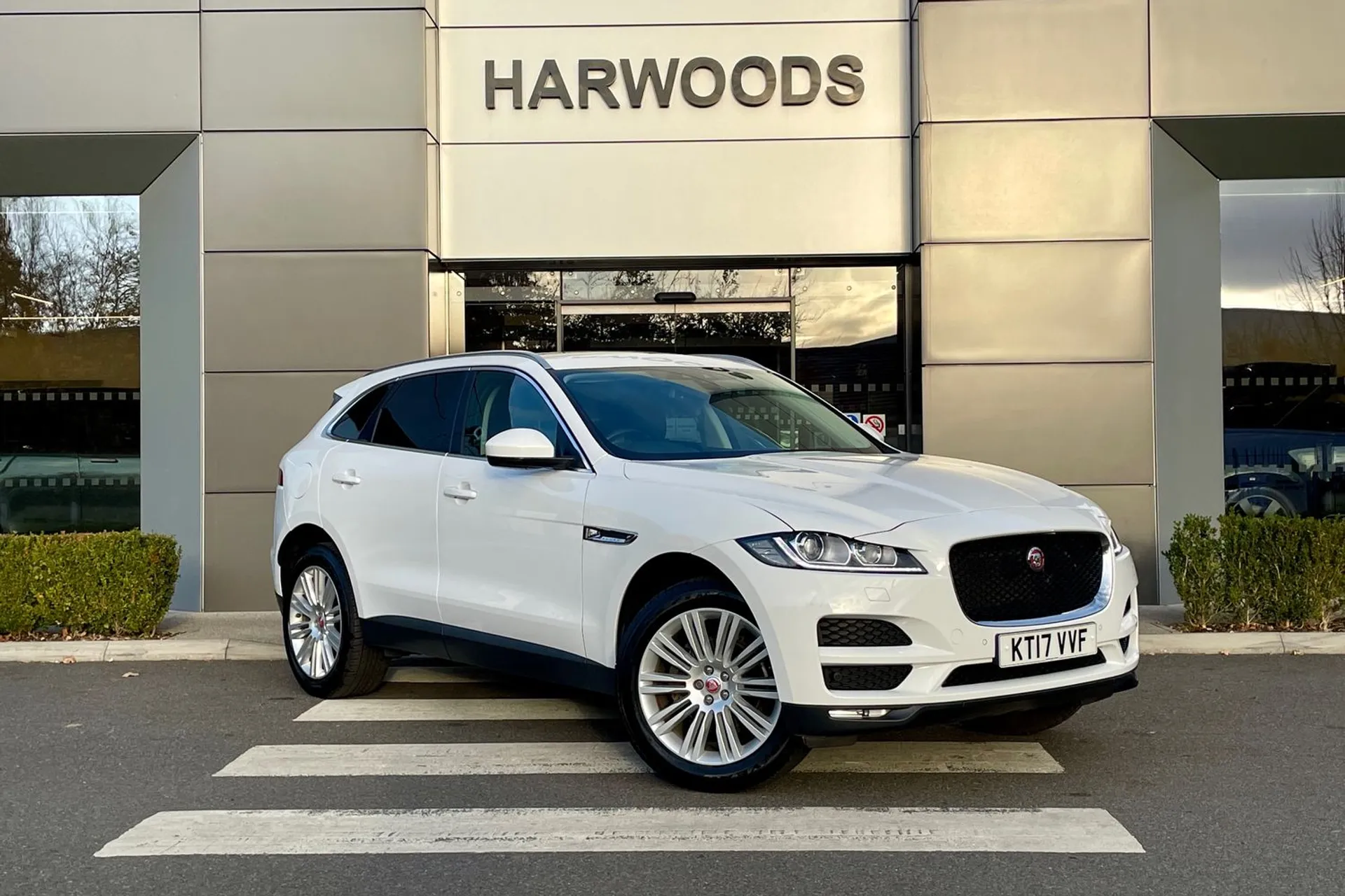 Jaguar F-PACE focused image