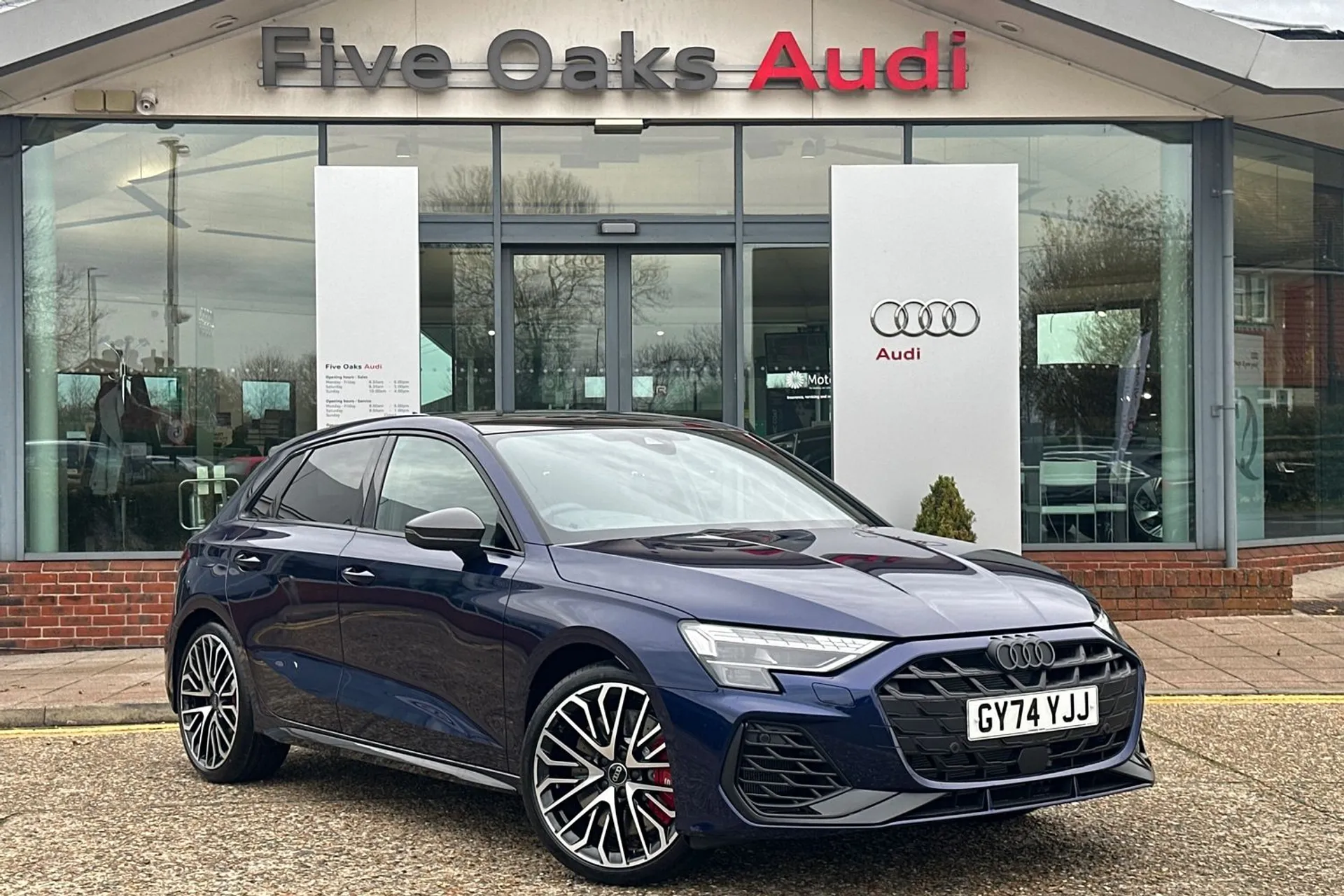 Audi A3 focused image