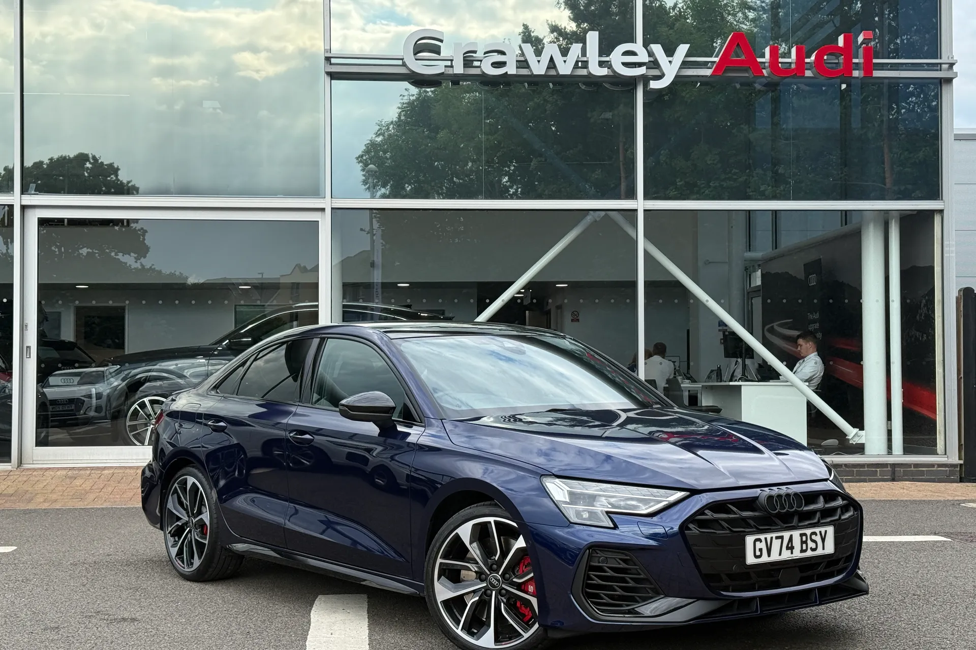 Audi A3 focused image