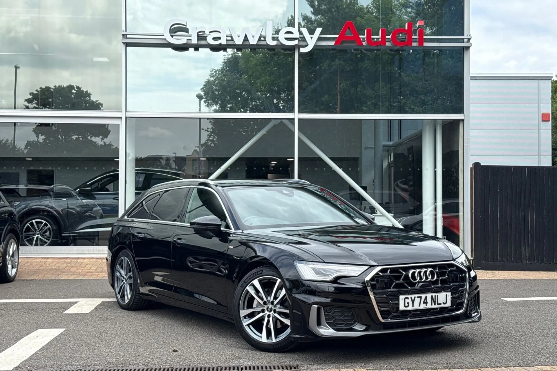 Audi A6 focused image