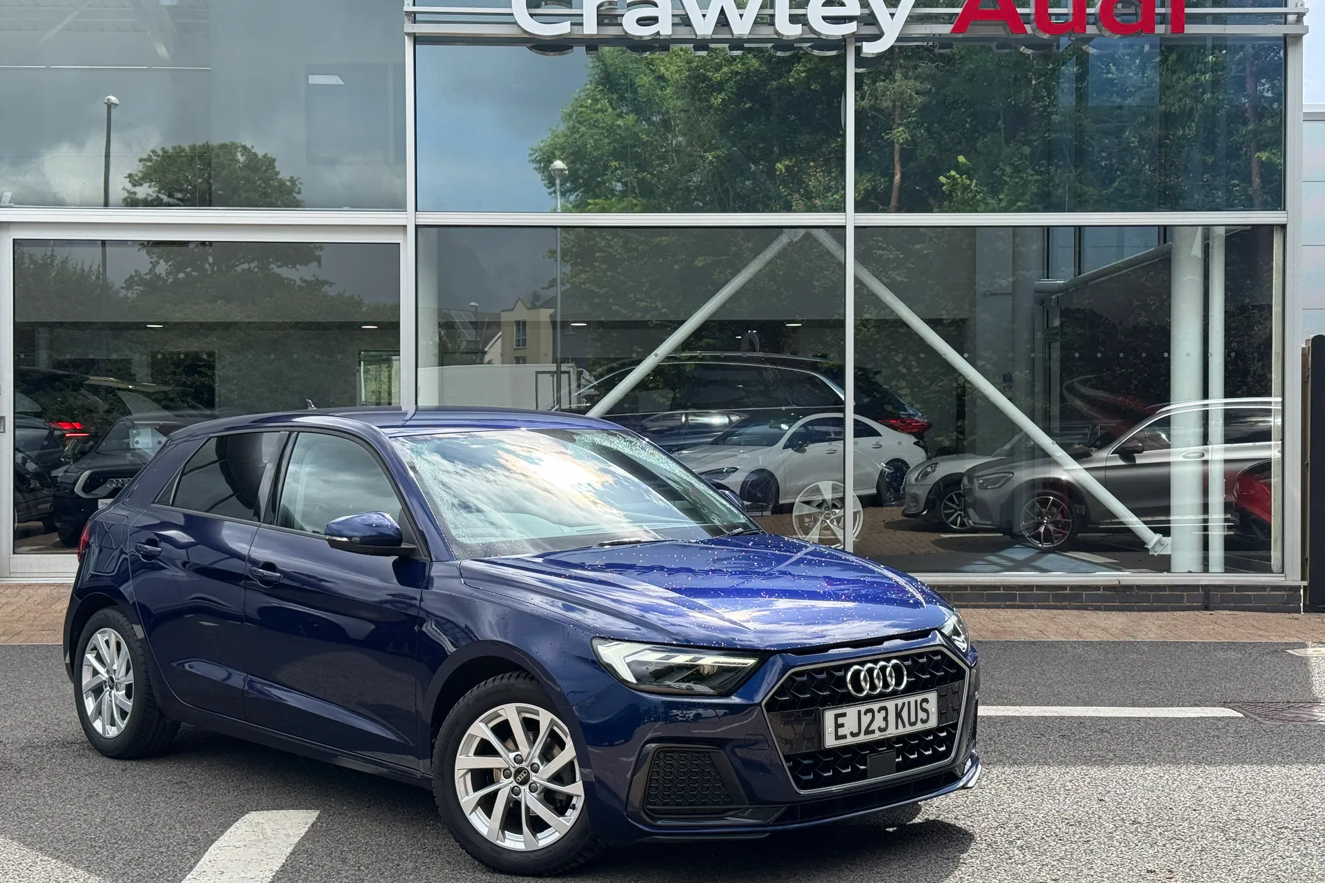 Audi A1 focused image
