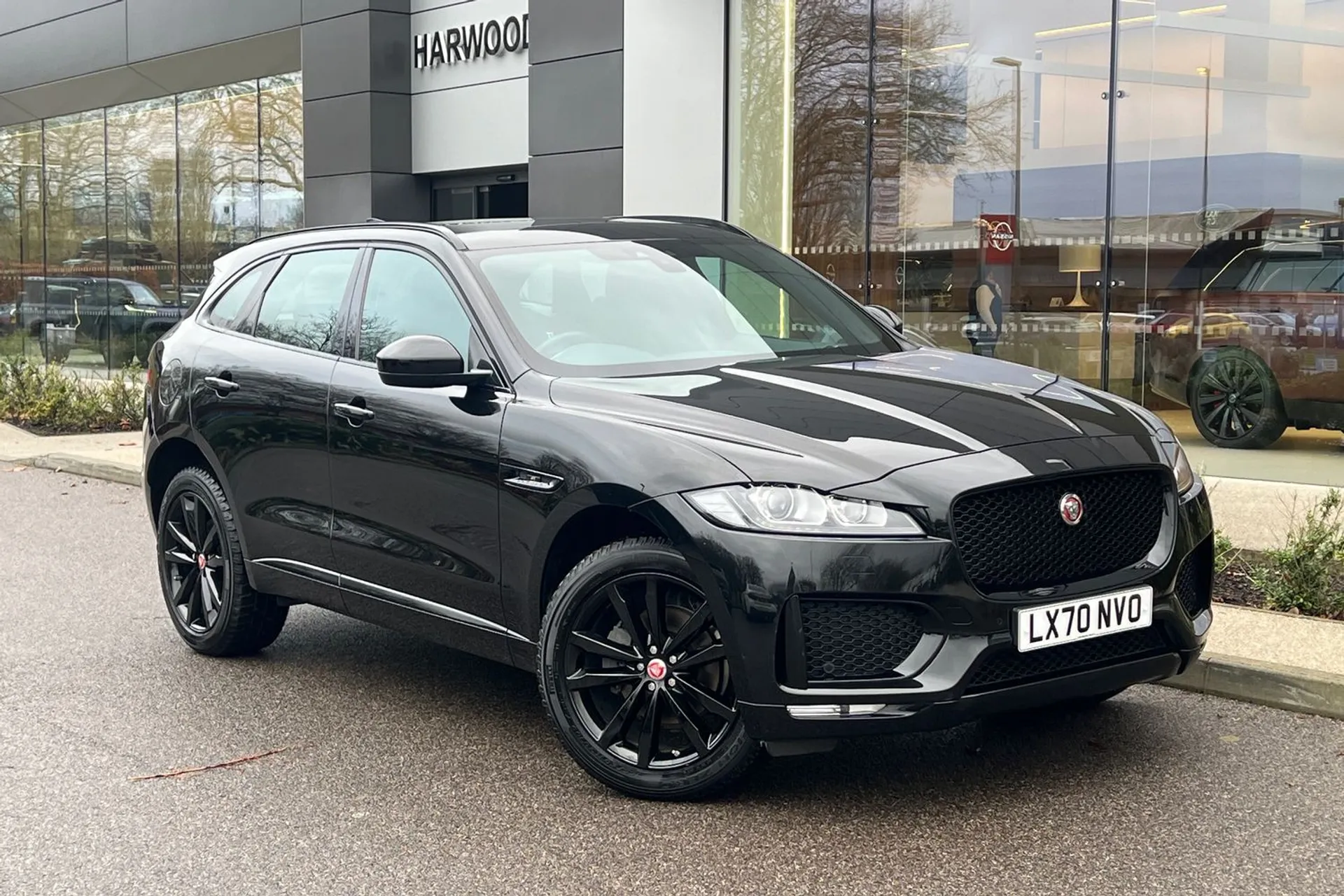 Jaguar F-PACE focused image