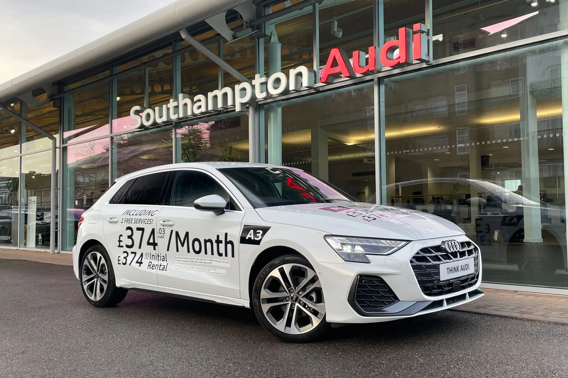 Audi A3 focused image