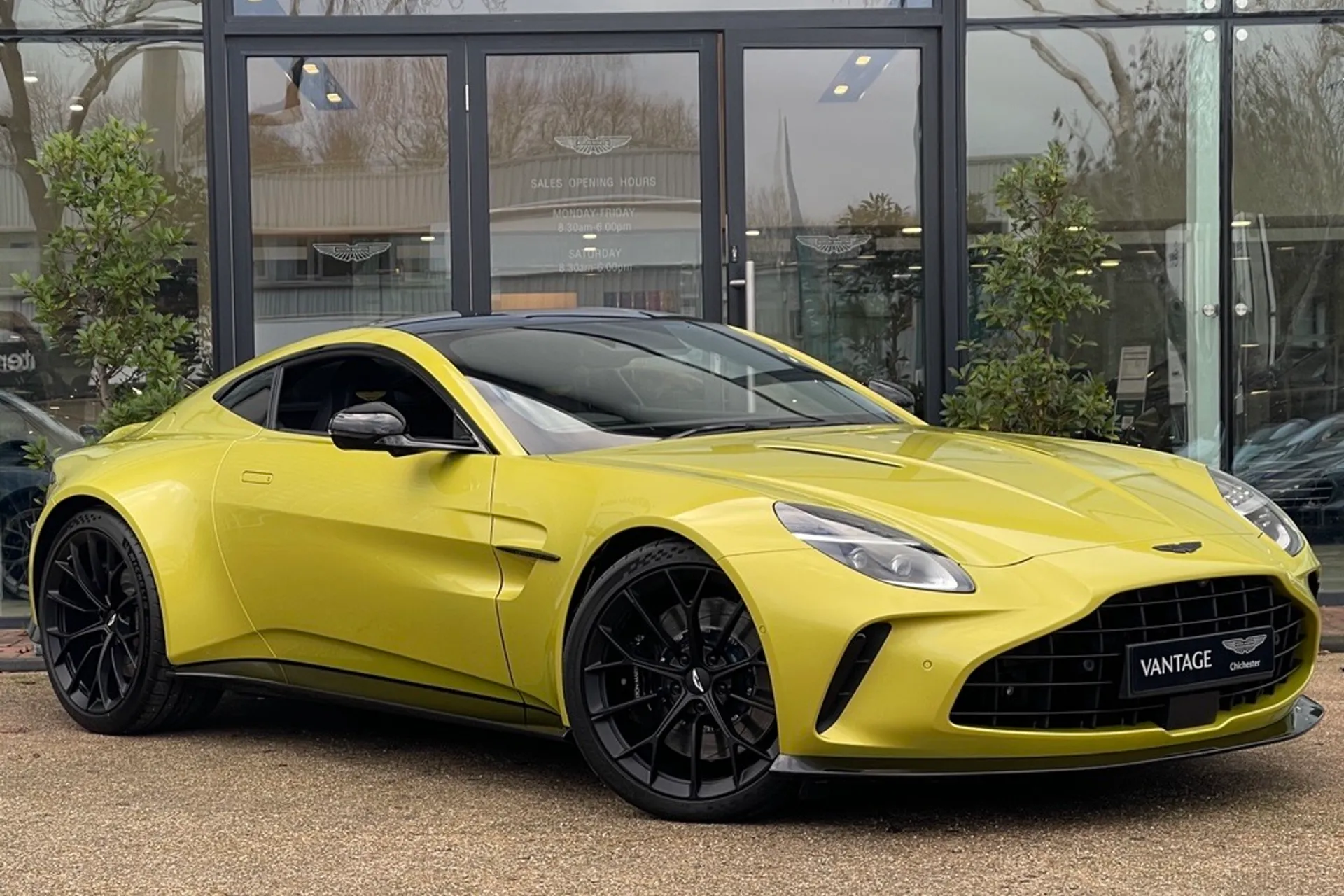 Aston Martin Vantage focused image