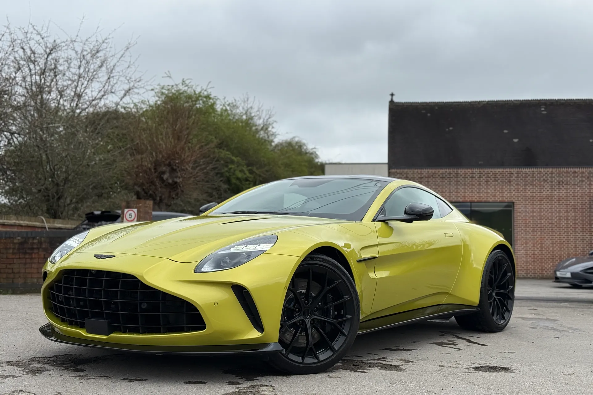 Aston Martin Vantage focused image