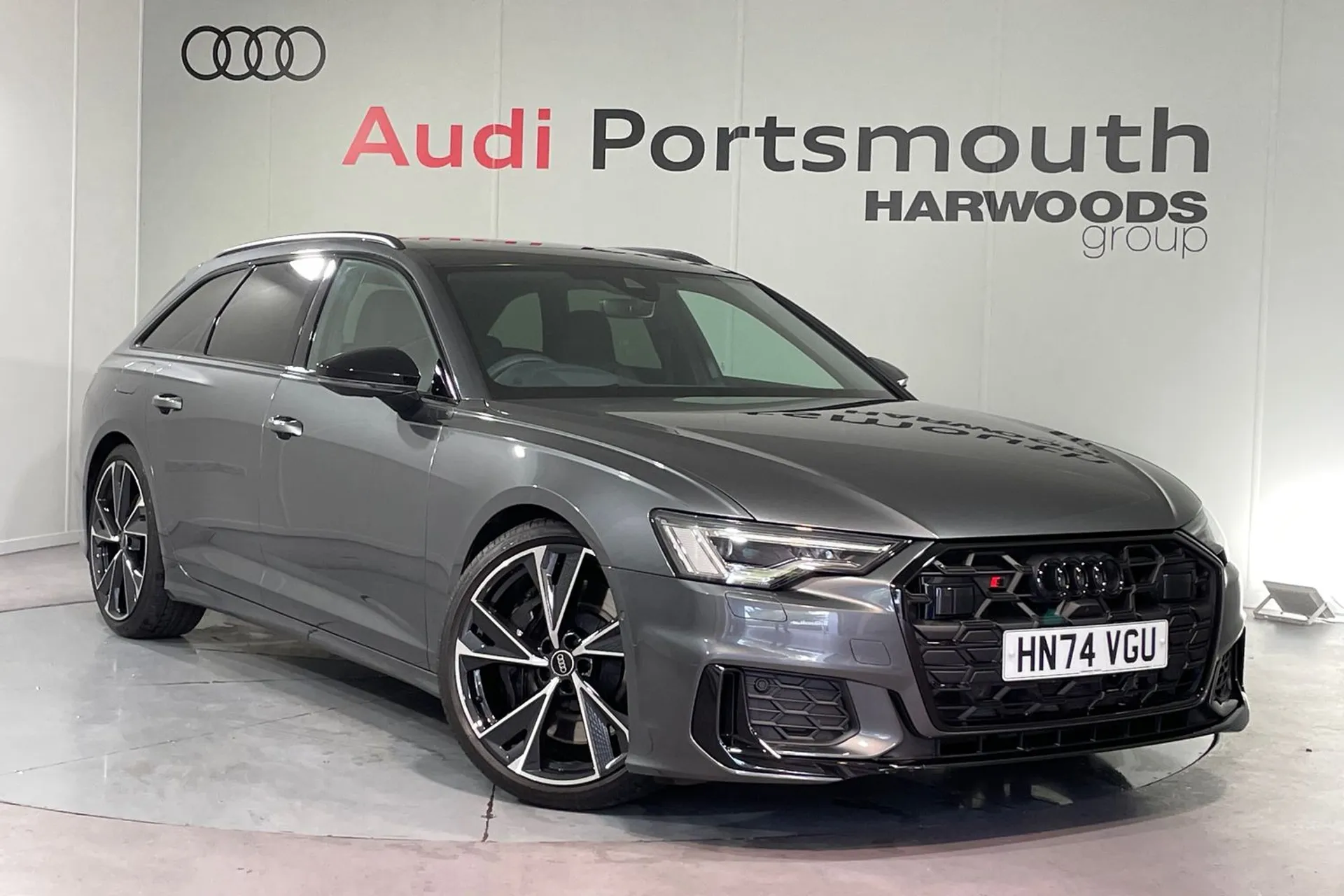 Audi A6 focused image