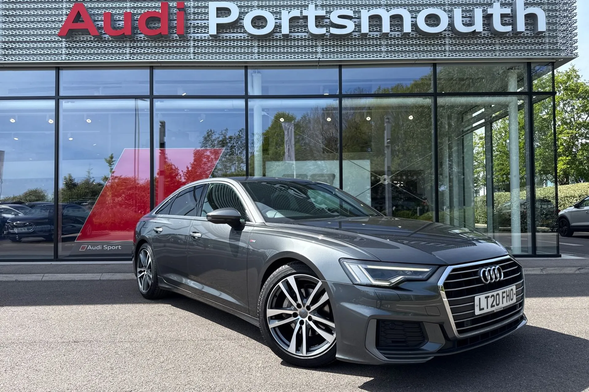 Audi A6 focused image