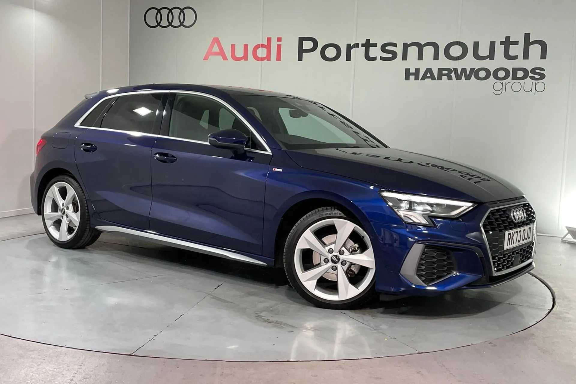 Audi A3 focused image