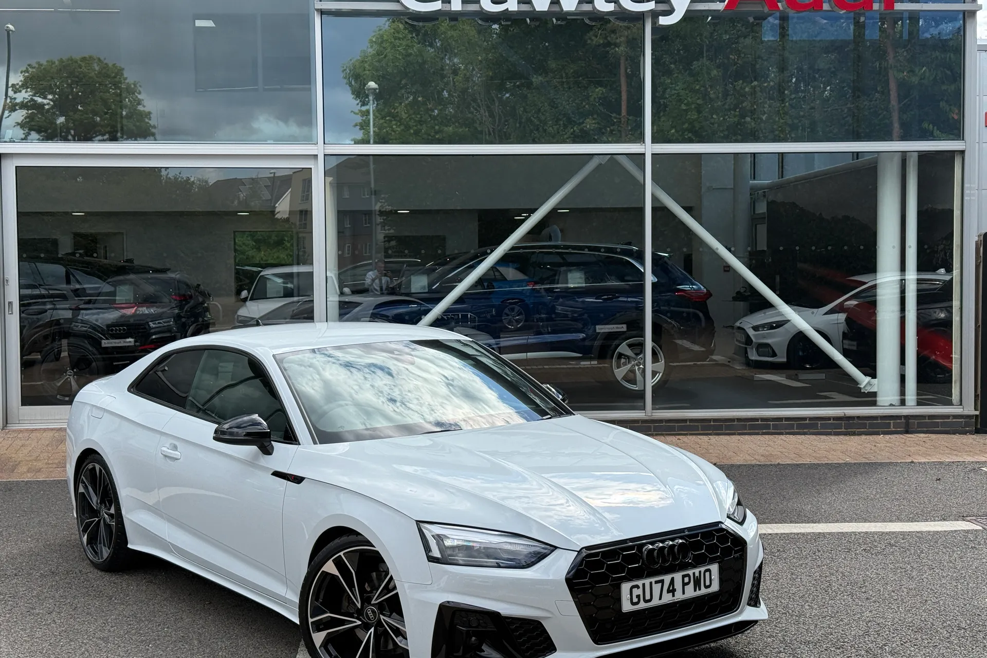 Audi A5 focused image