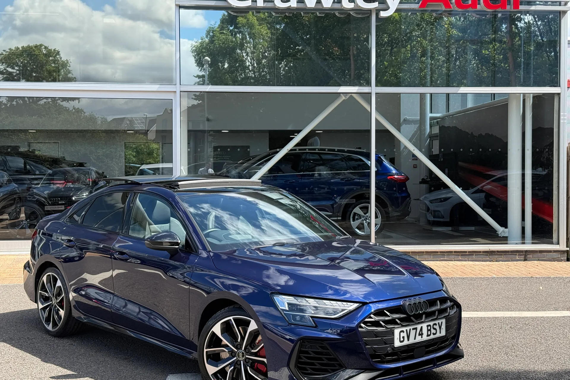 Audi A3 focused image