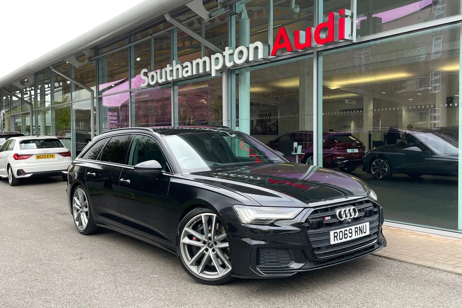 Audi A6 focused image