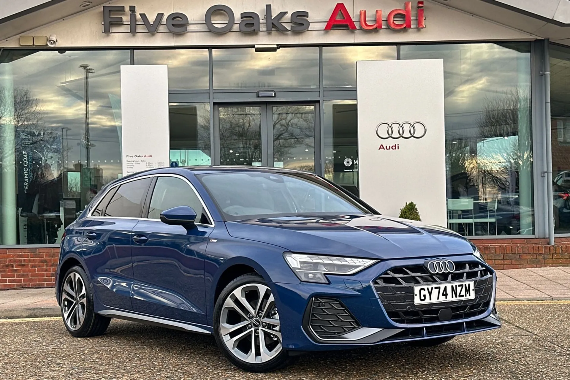 Audi A3 focused image