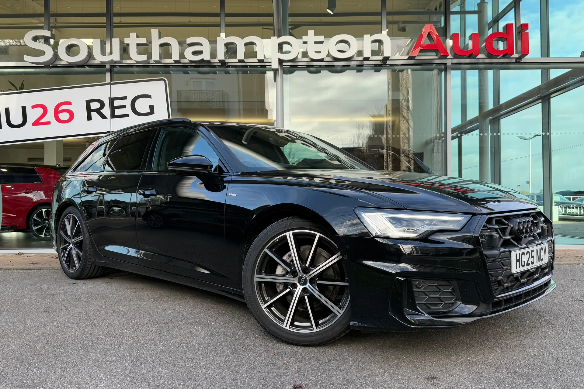 Audi A6 focused image