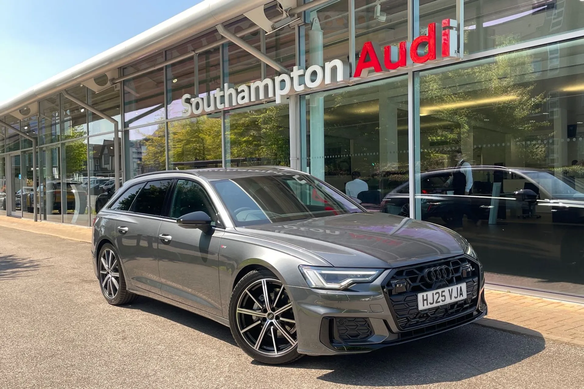 Audi A6 focused image