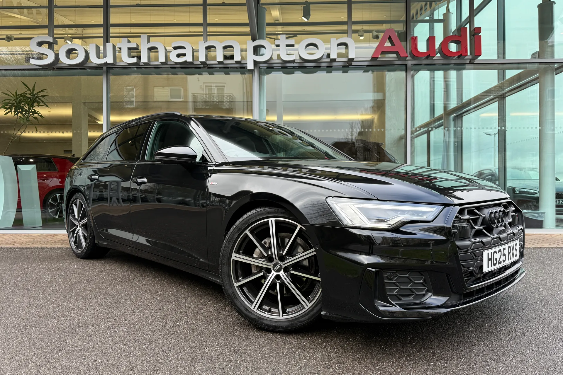 Audi A6 focused image