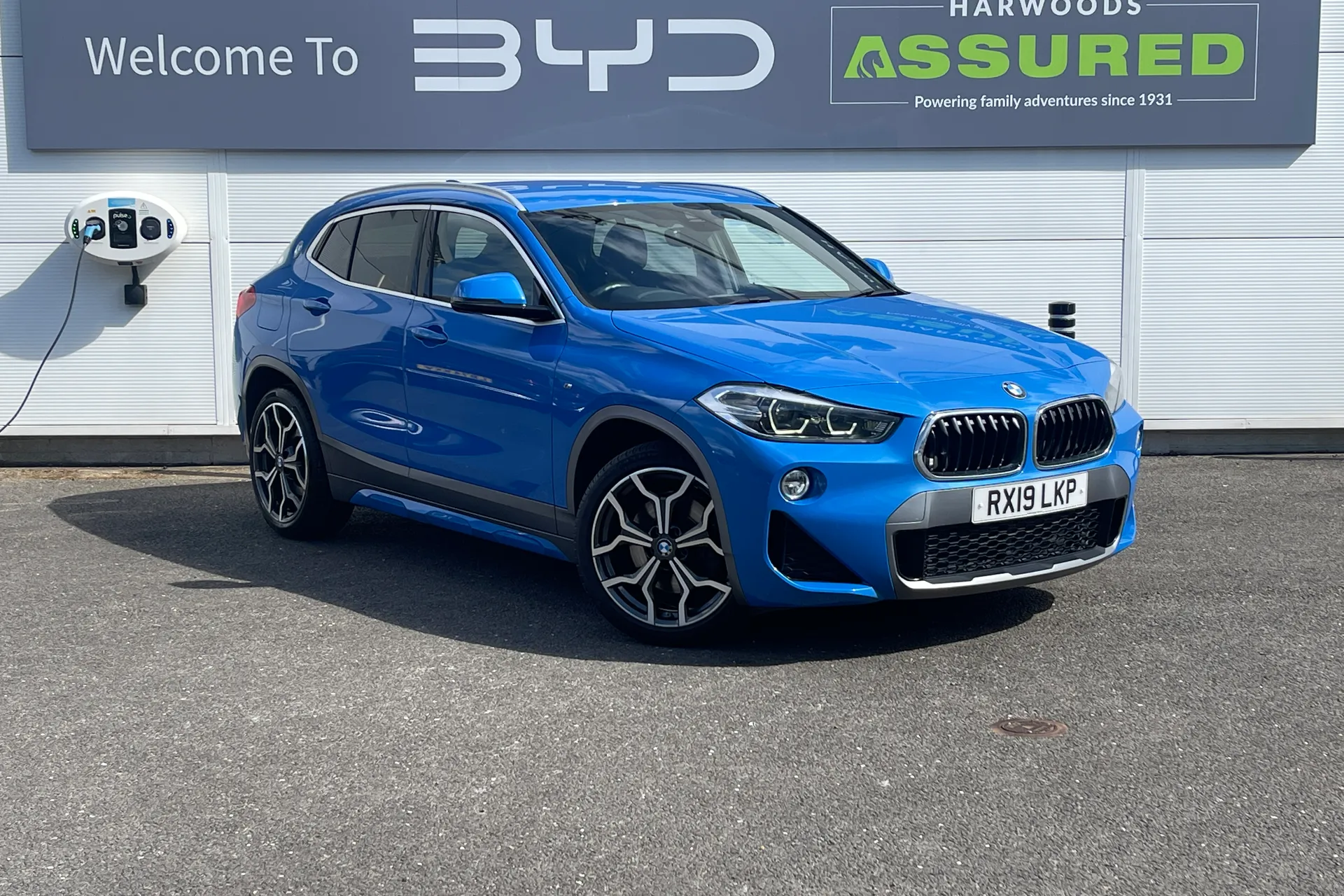 BMW X2 focused image
